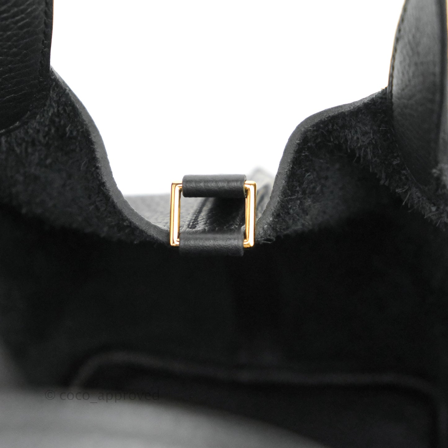 Hermès Picotin Lock 18 Black Clemence Gold Hardware