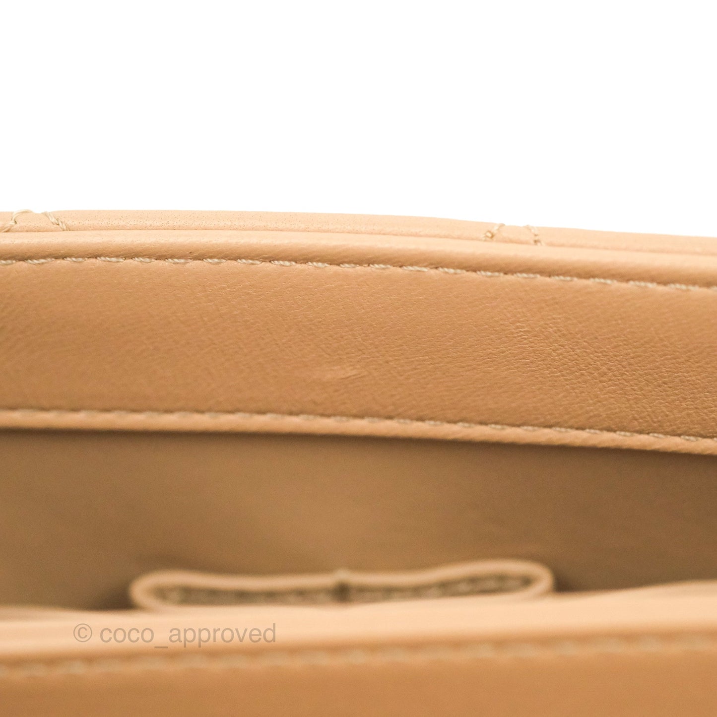 Chanel Small Trendy CC Beige Lambskin Gold Hardware