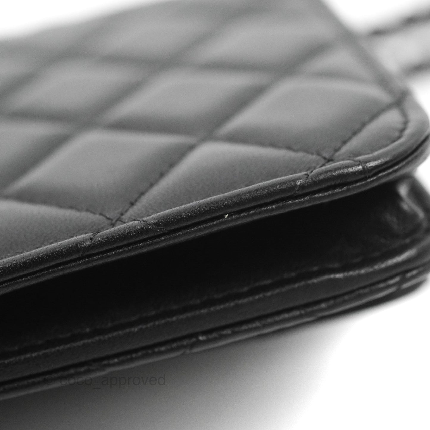 Chanel Trendy CC WOC Black Lambskin So Black Hardware