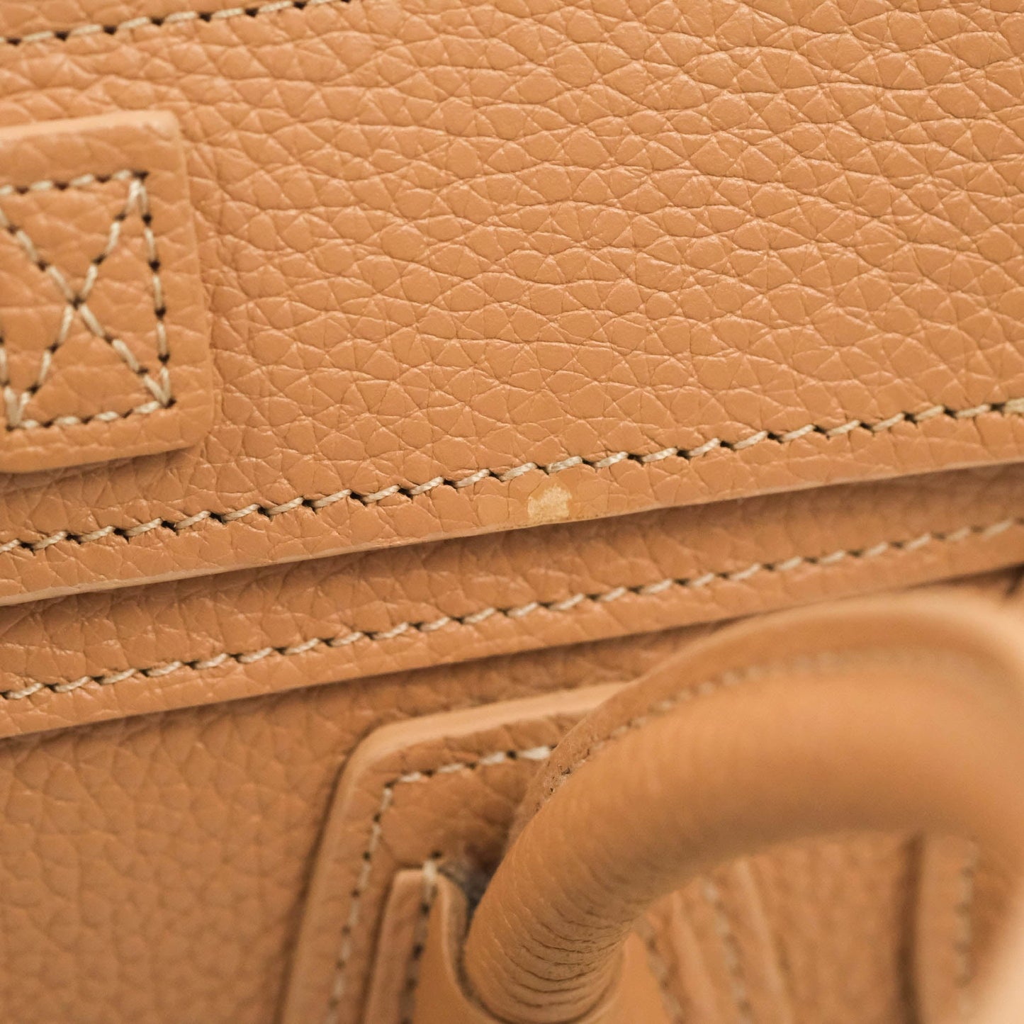 Celine Nano Luggage Drummed Beige Pink Calfskin
