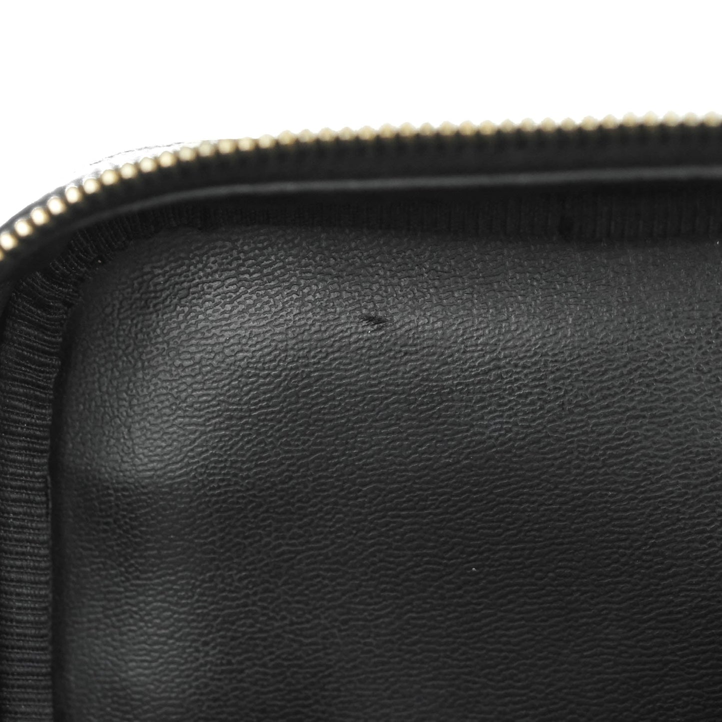 Chanel Vintage Vanity Case Black Caviar Gold Hardware