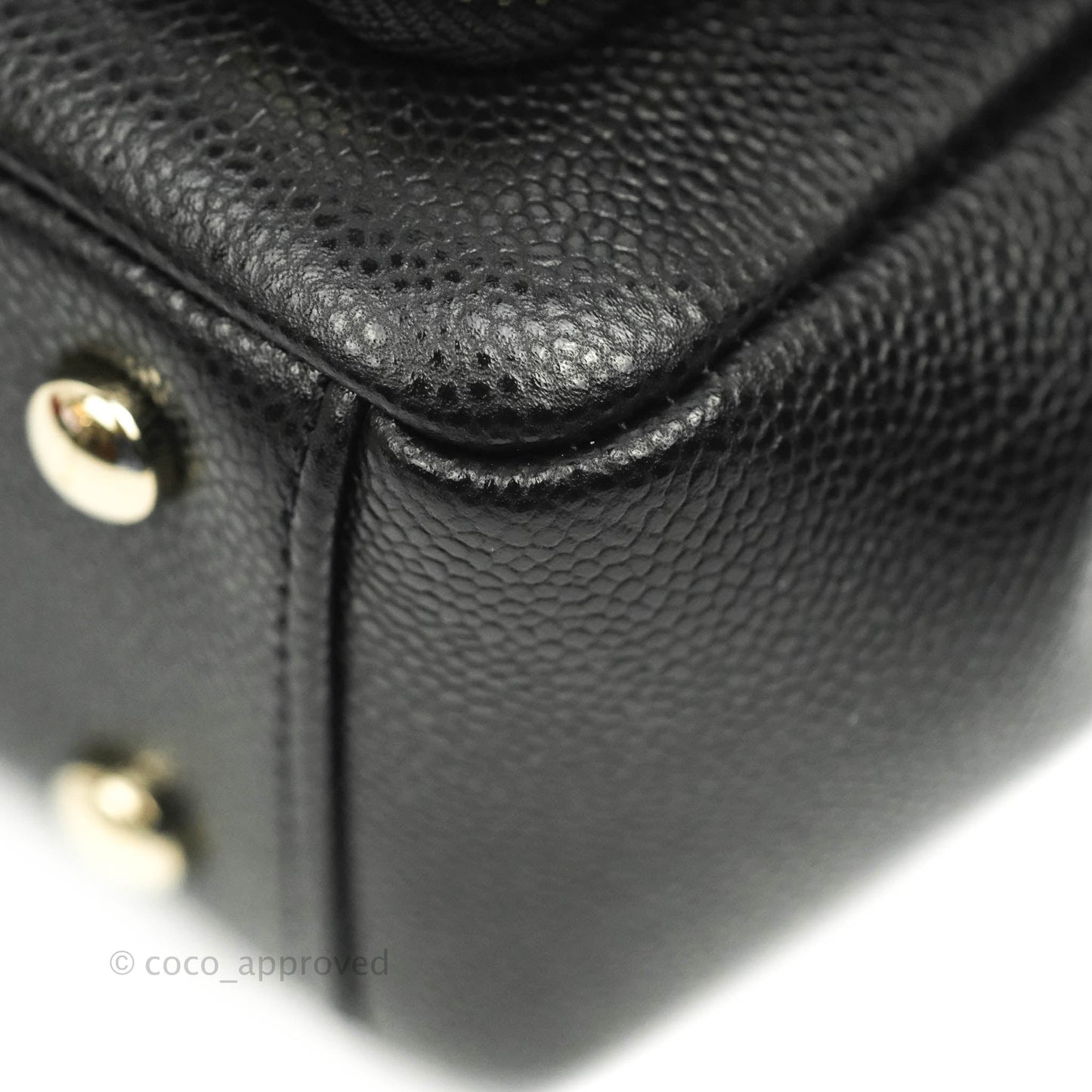 Chanel Small Business Affinity Flap Bag Black Caviar Gold Hardware