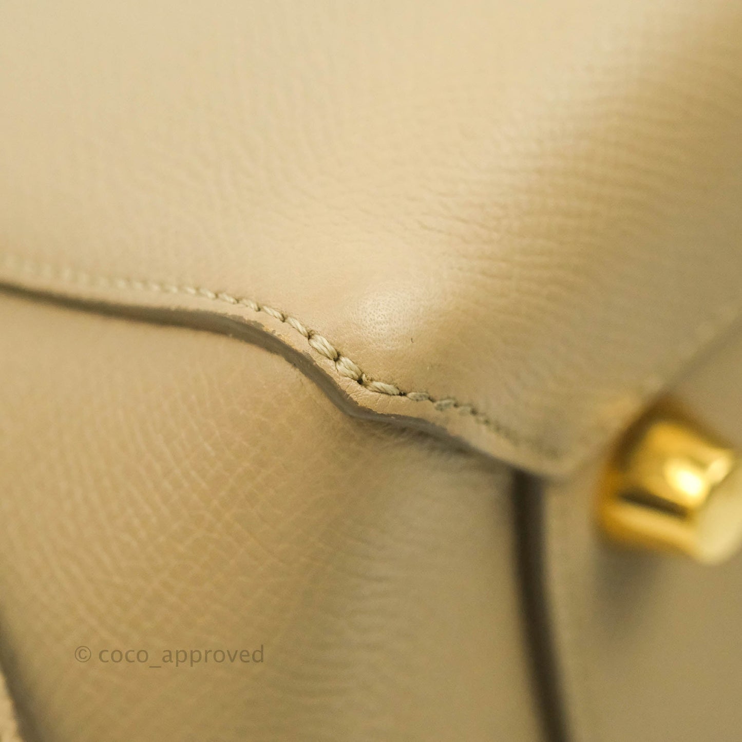 Celine Mini Belt Bag Dune Grained Calfskin Gold Hardware