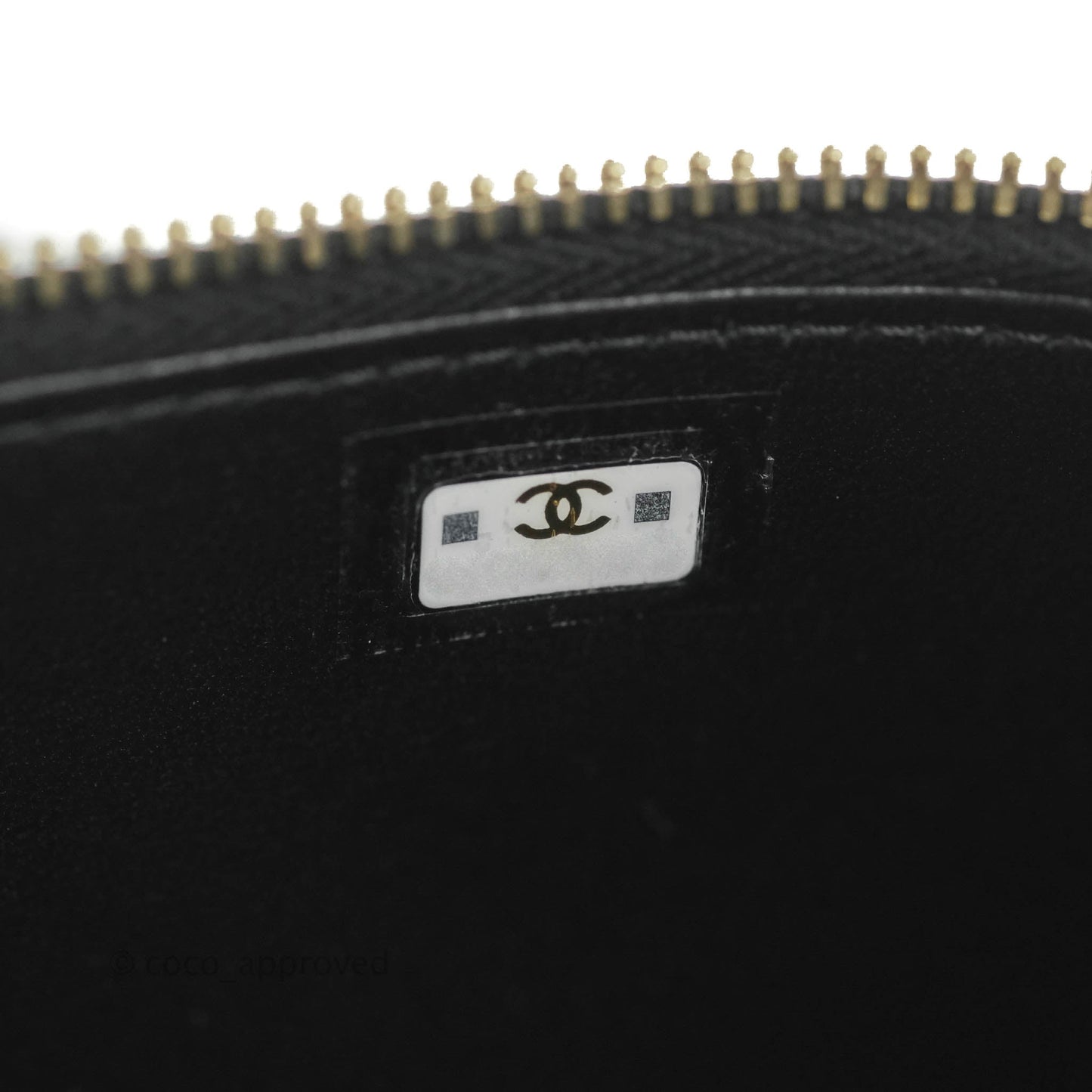 Chanel Vanity Rectangular Top Handle Black Lambskin Gold Hardware