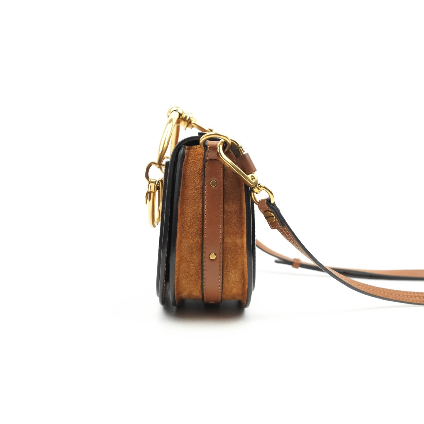 Chloé Nile Crossbody Bag Brown Calfskin