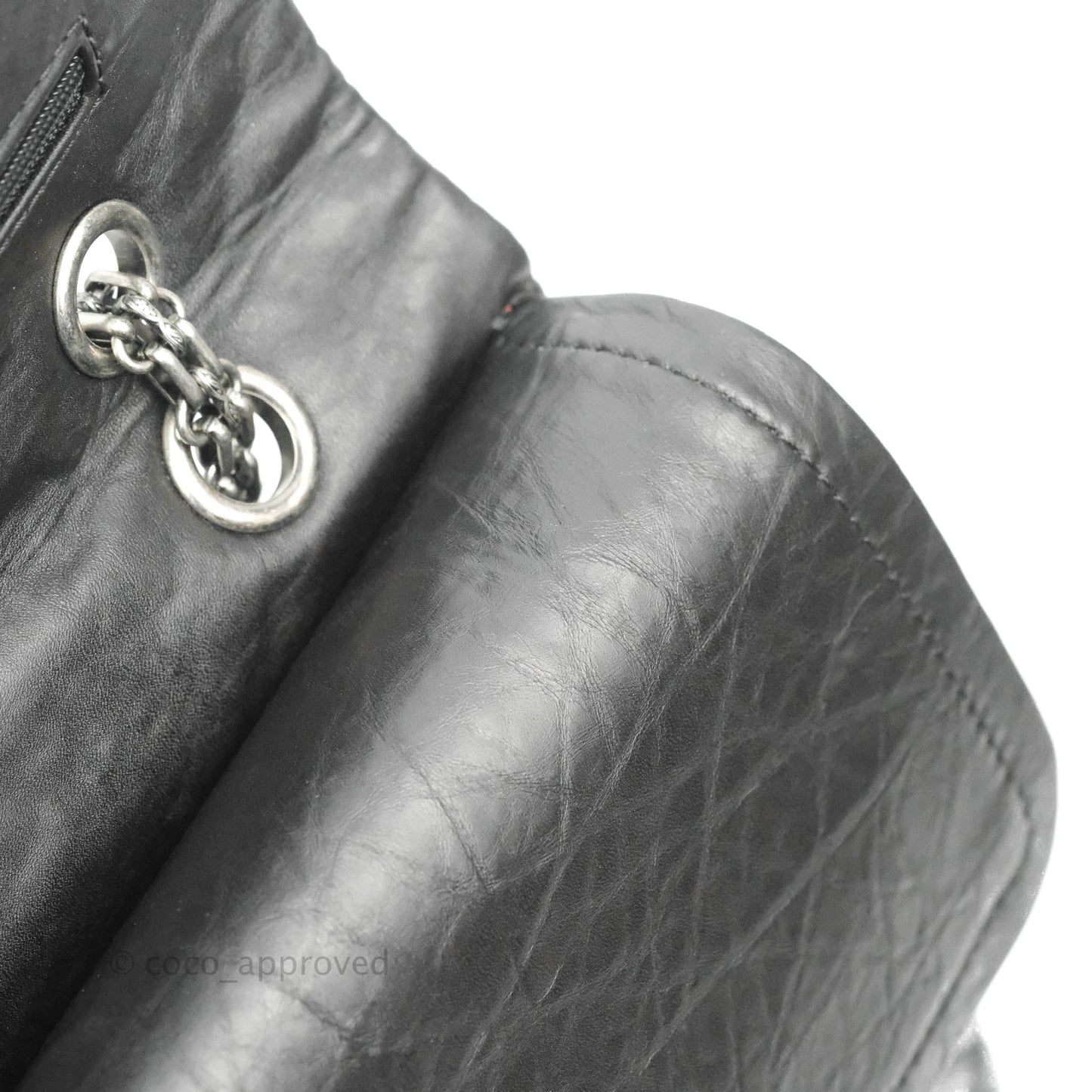 Chanel Reissue Quilted Aged Calfskin Black Ruthenium Hardware 227