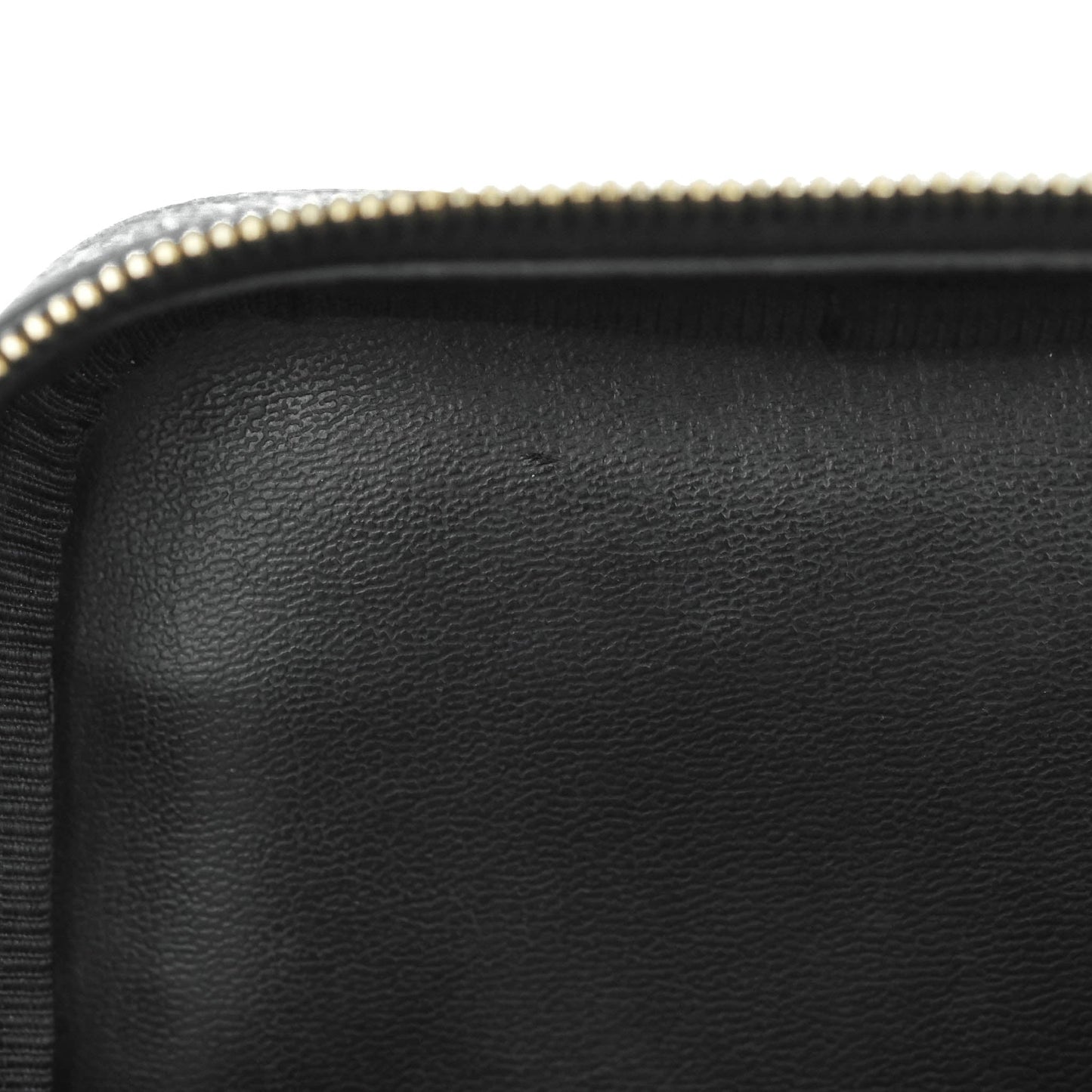 Chanel Vintage Vanity Case Black Caviar Gold Hardware