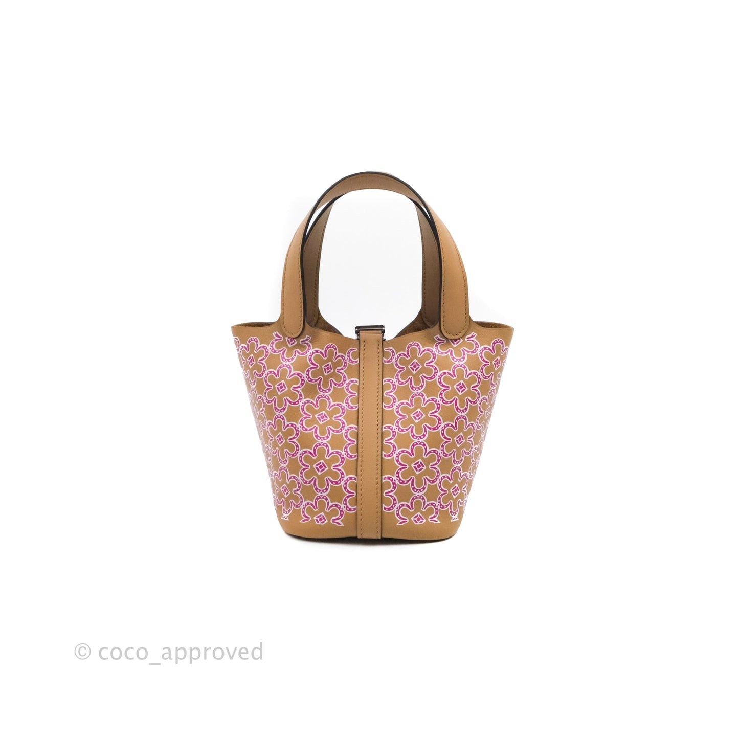 Hermes Micro Picotin 14 Lucky Daisy Chai 0M Swift Palladium Hardware