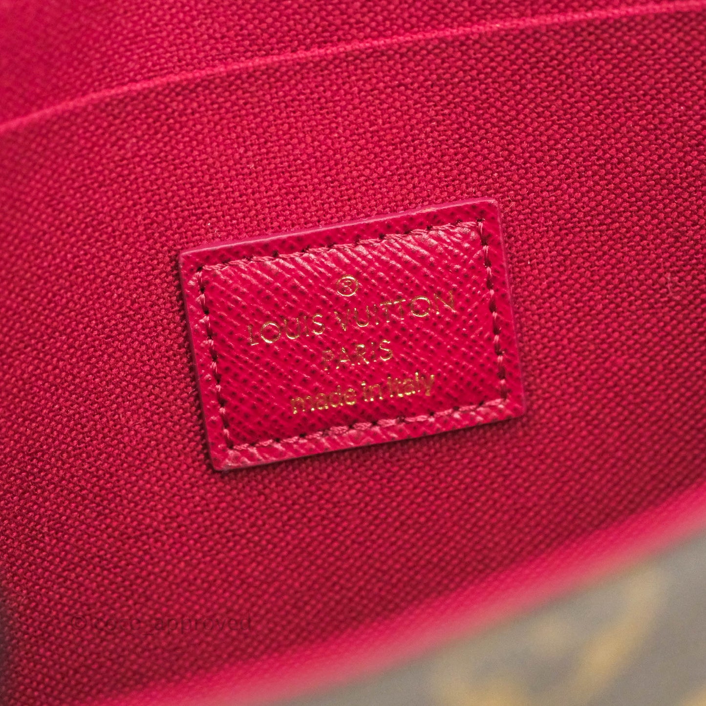 Louis Vuitton Félicie Pochette Monogram Canvas Fuchsia Pink