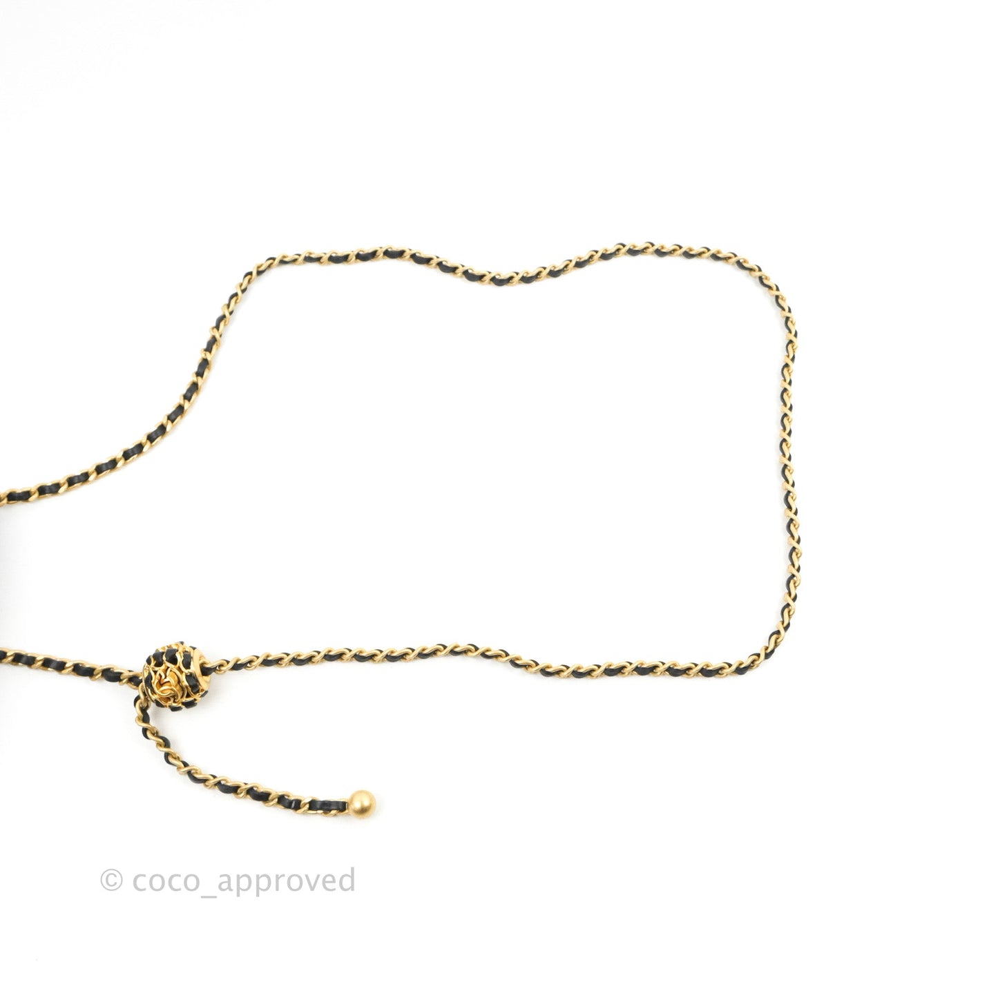 Chanel Pearl Crush Bucket Bag Black Lambskin Aged Gold Hardware 22S
