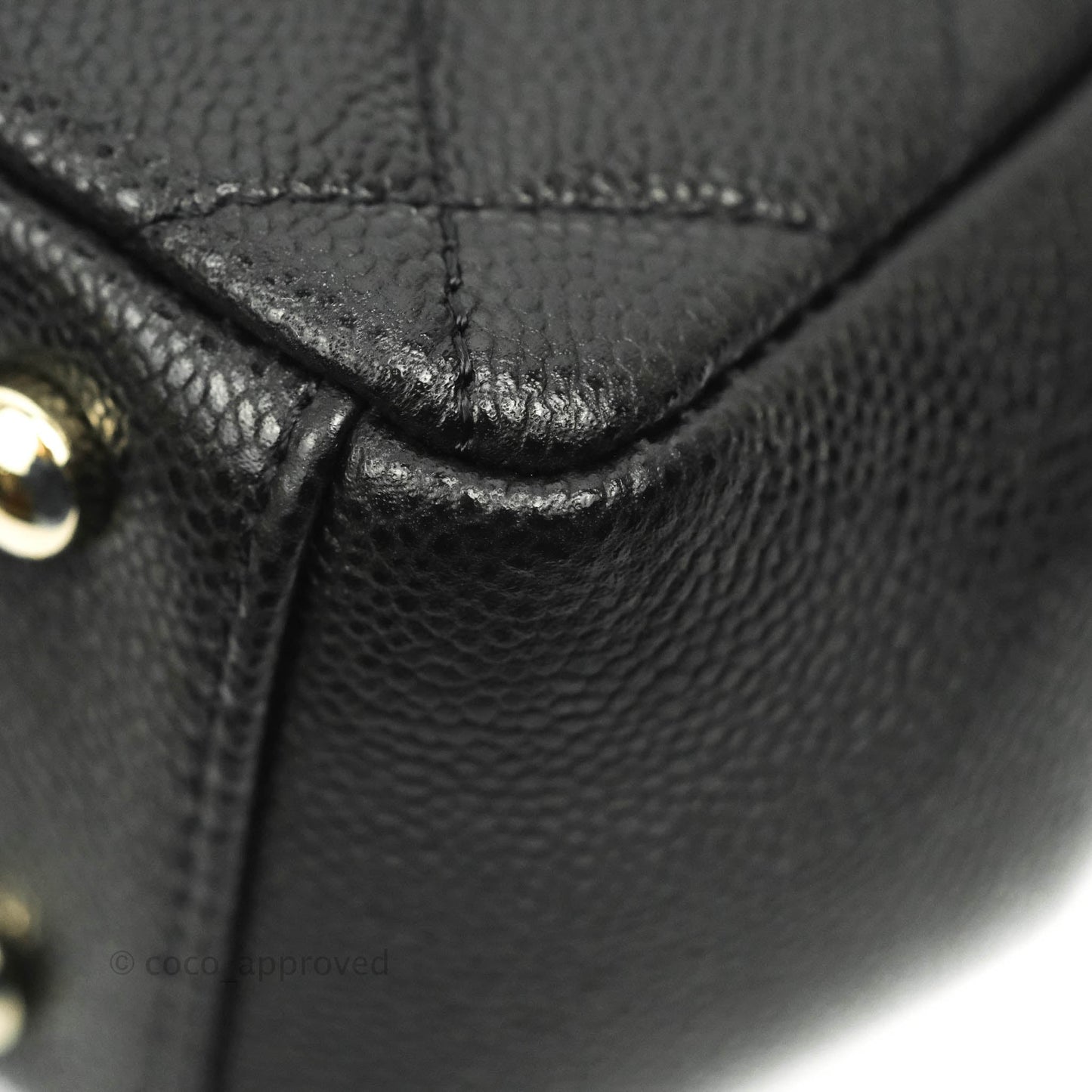 Chanel Small Business Affinity Flap Bag Black Caviar Gold Hardware