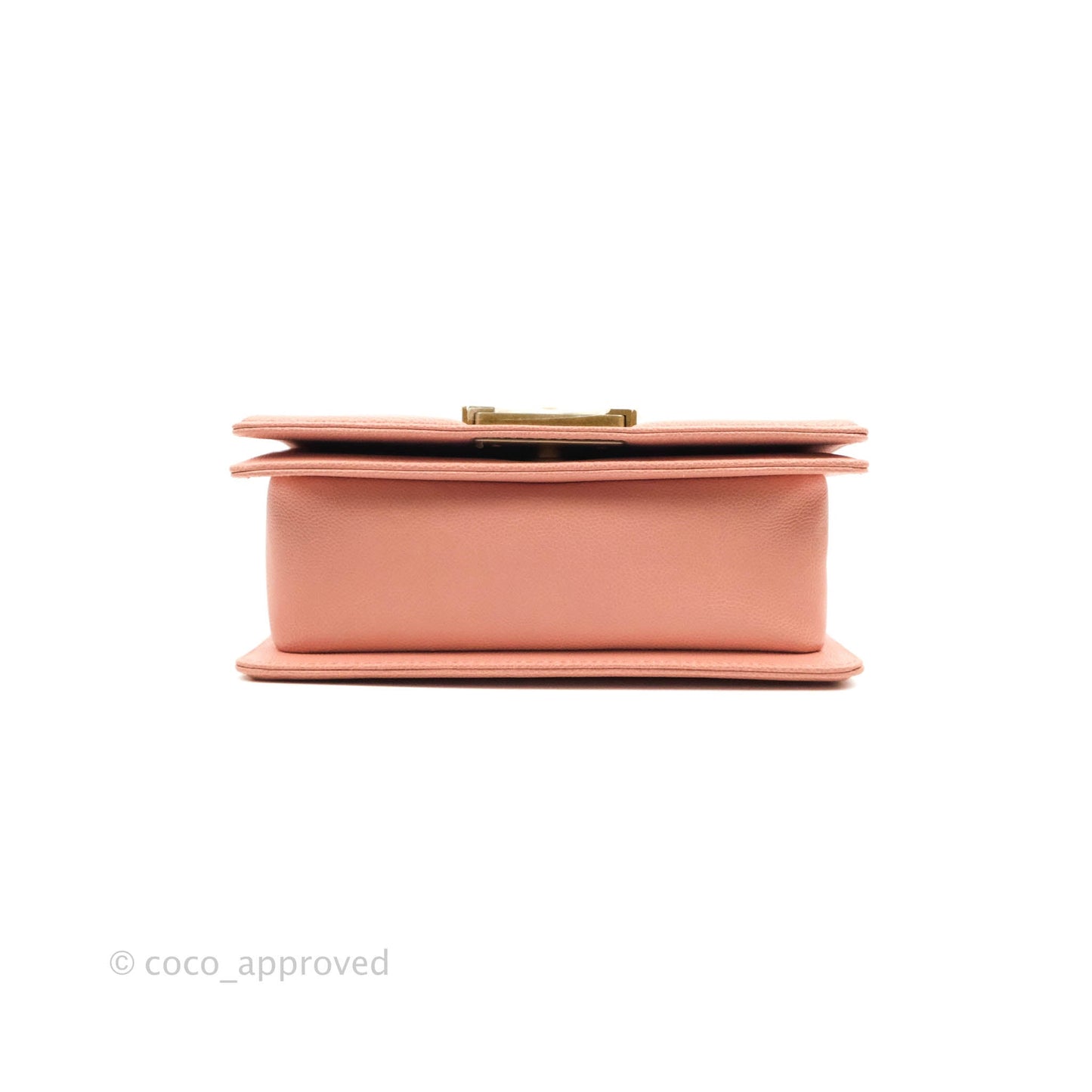 Chanel Boy Small Pink Caviar Gold Hardware