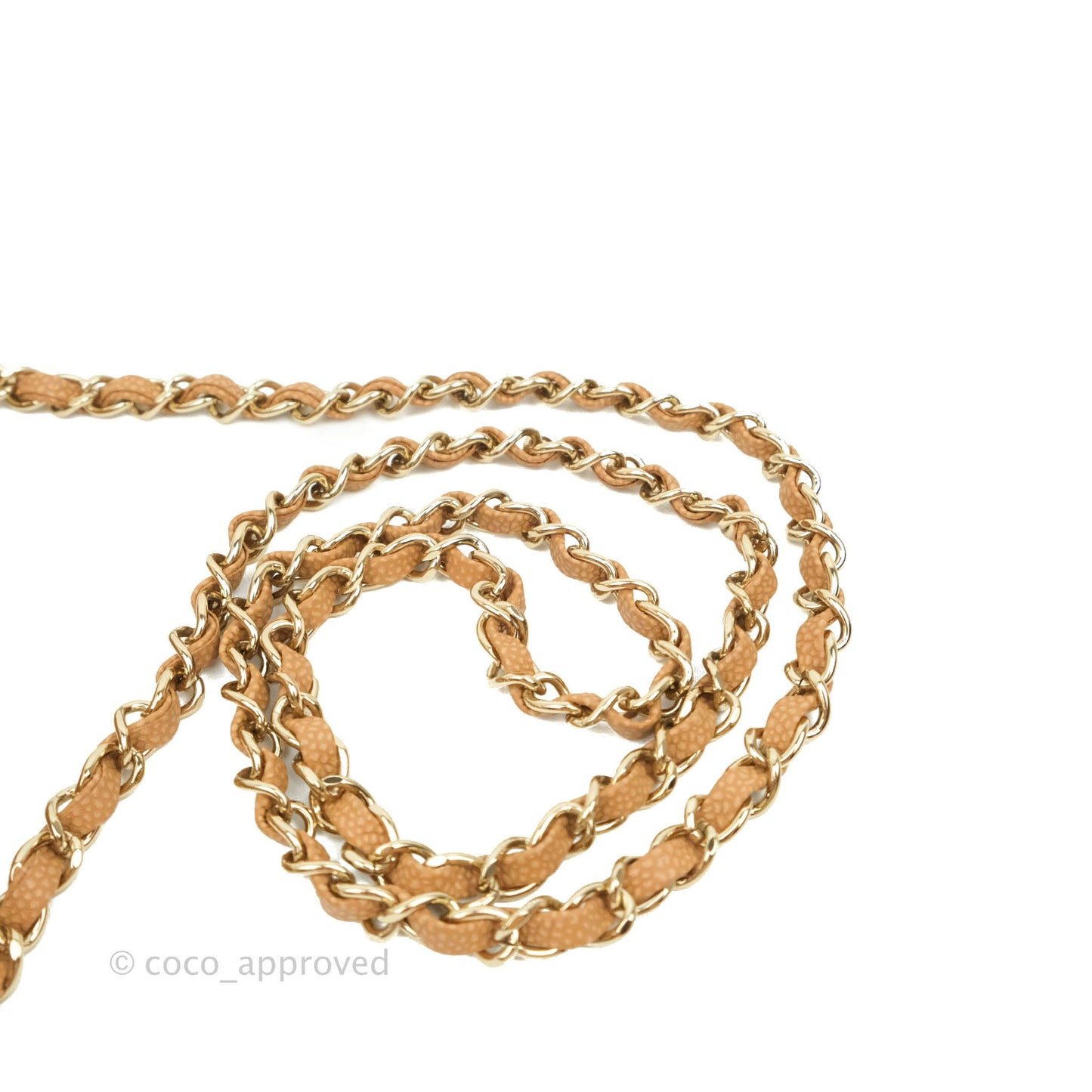 Chanel Camera Bag Caramel Dark Beige Caviar Gold Hardware