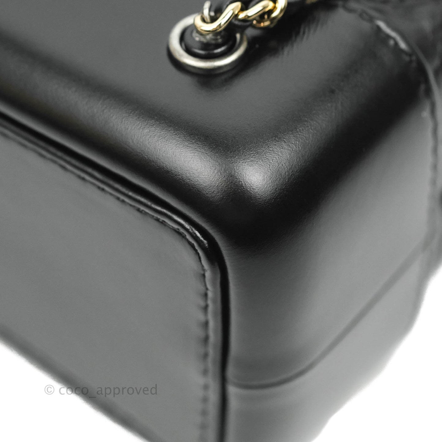 Chanel Small Gabrielle Backpack Black Aged Calfskin
