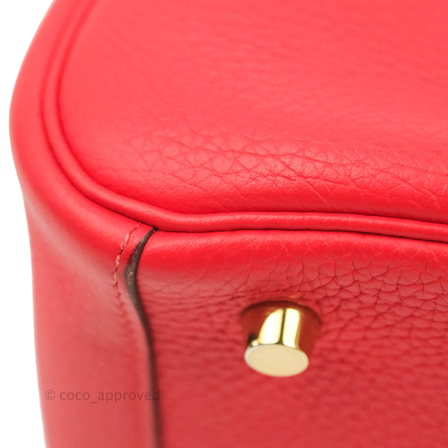 Hermès Lindy 26 Rouge de Coeur Clemence Gold Hardware