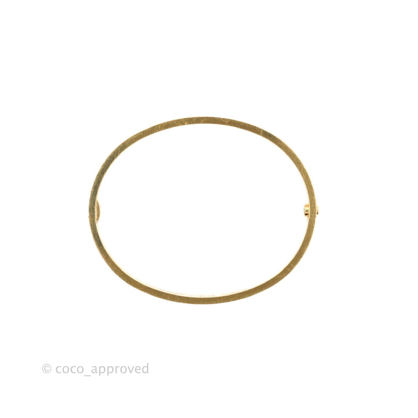 Cartier Small Love Bracelet Rose Gold Size 17