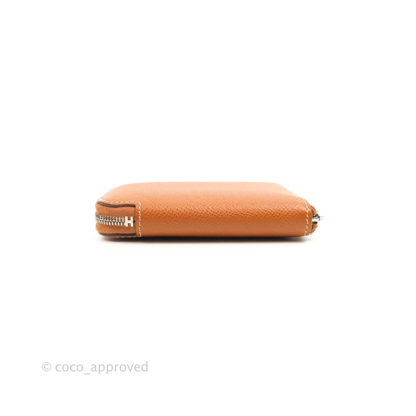 Hermès Silk In Compact Wallet Gold Epsom