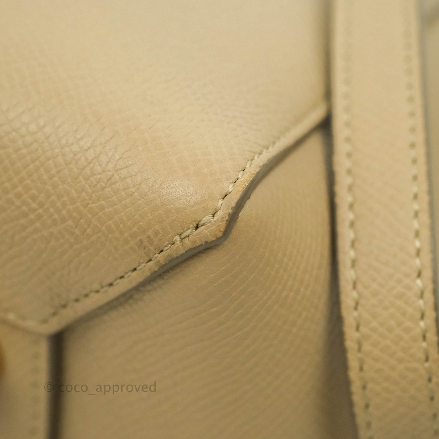 Celine Mini Belt Bag Dune Grained Calfskin Gold Hardware