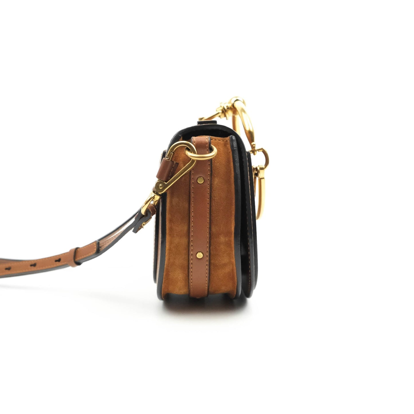 Chloé Nile Crossbody Bag Brown Calfskin