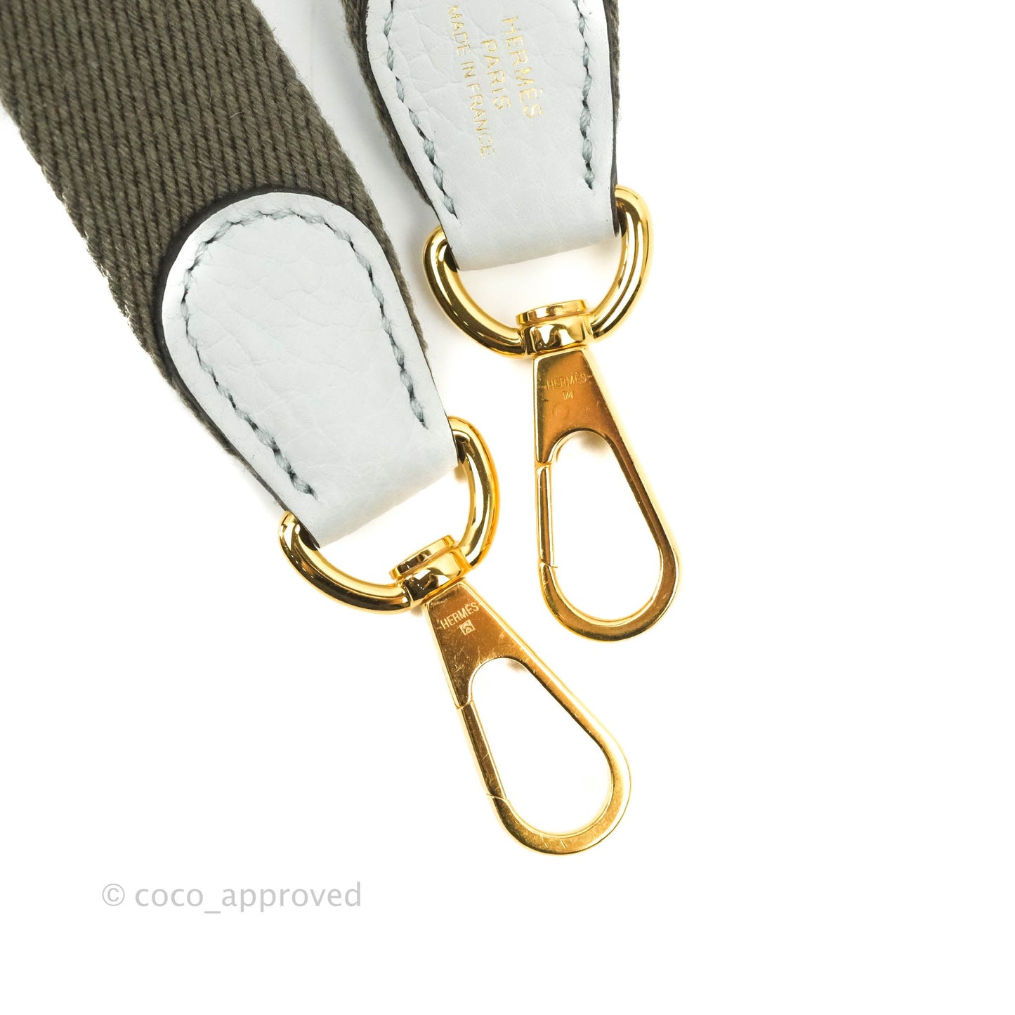 Hermès Mini Evelyne Amazone 16 Bleu Pale 08/ Gris Etain 8F Gold Hardware