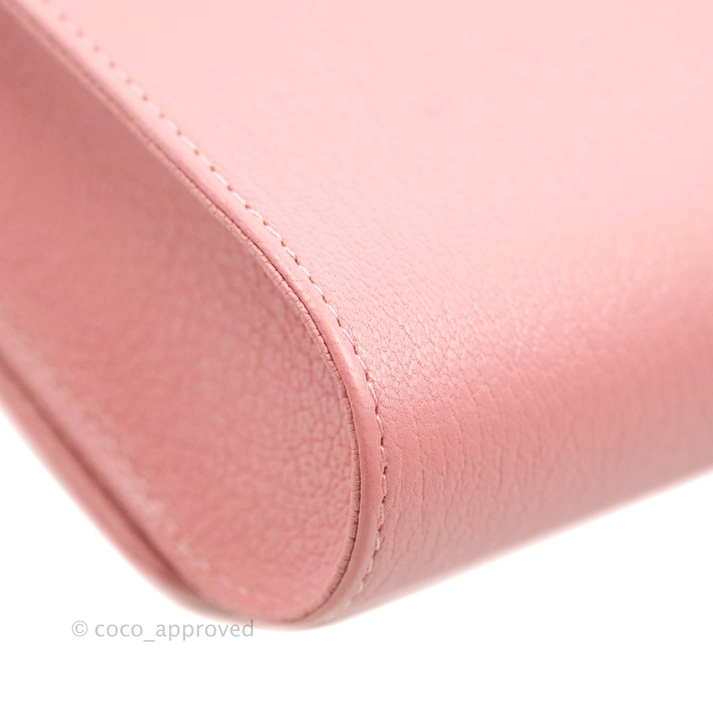 Perrin Pink Clutch Calfskin