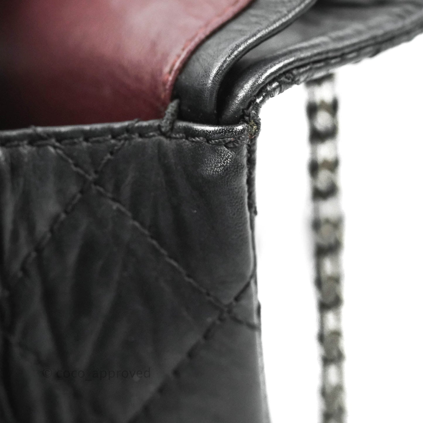 Chanel Reissue 226 Quilted Flap Black Aged Calfskin Ruthenium Hardware