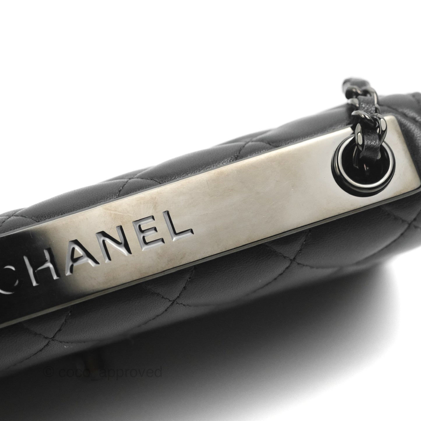Chanel Trendy CC WOC Black Lambskin So Black Hardware