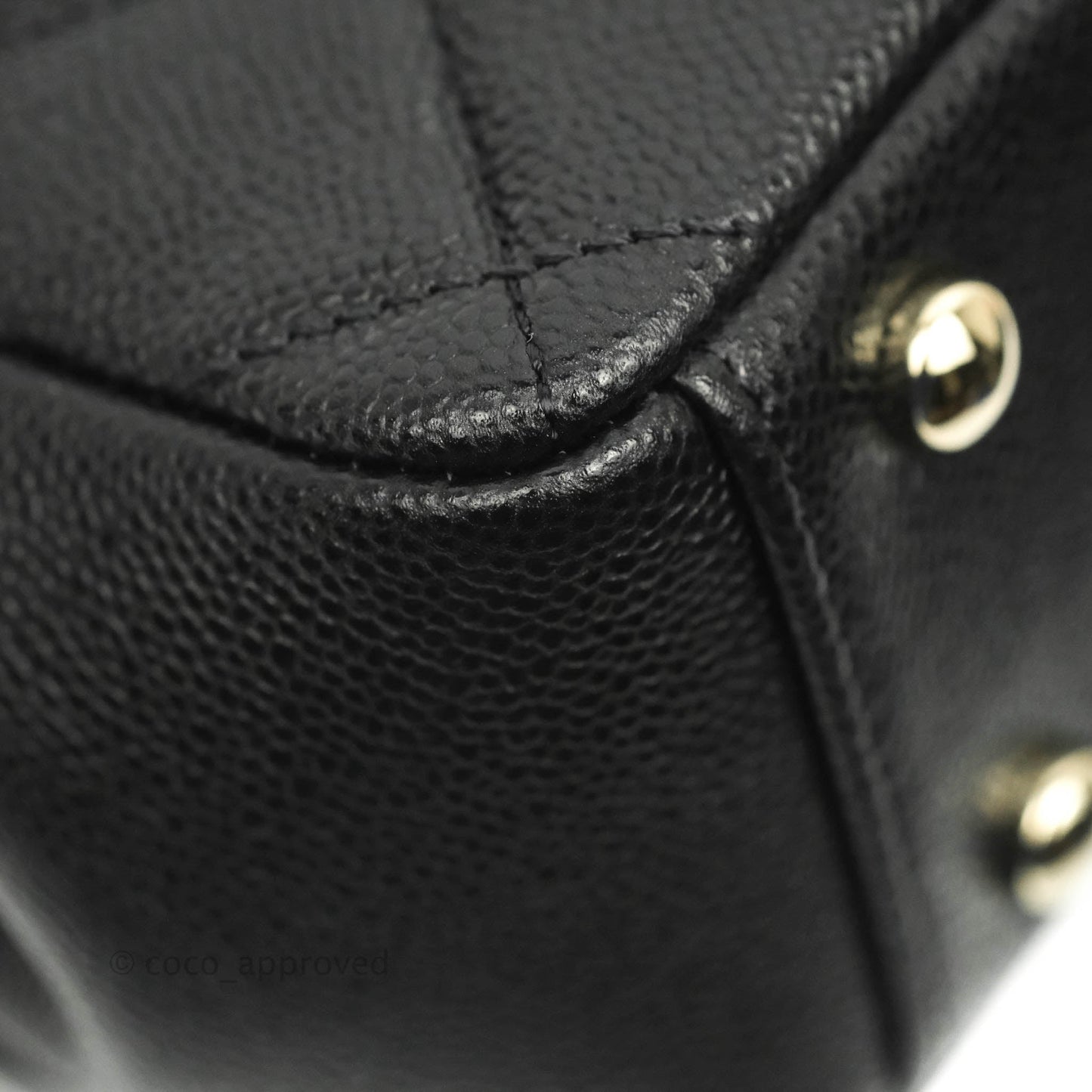 Chanel Small Business Affinity Flap Bag Black Caviar Gold Hardware