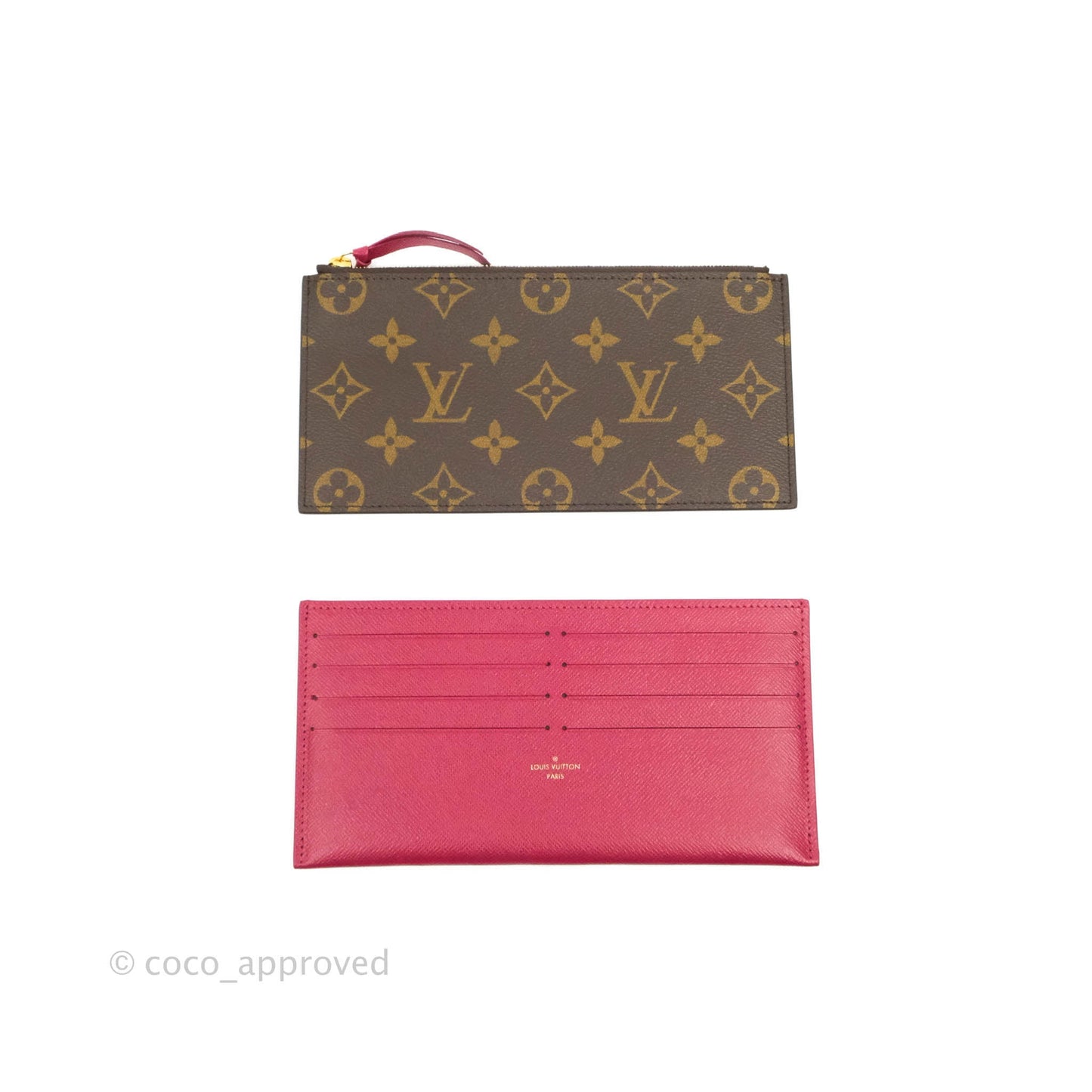 Louis Vuitton Félicie Pochette Monogram Canvas Fuchsia Pink