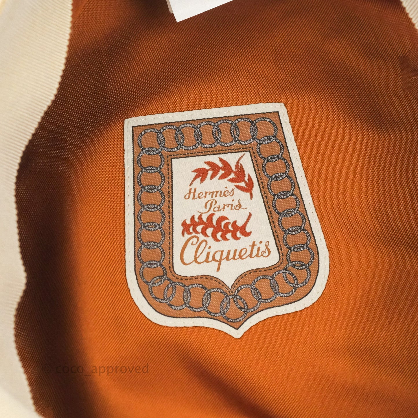 Hermes Cabourg Cliquetis Cap Blanc Crème