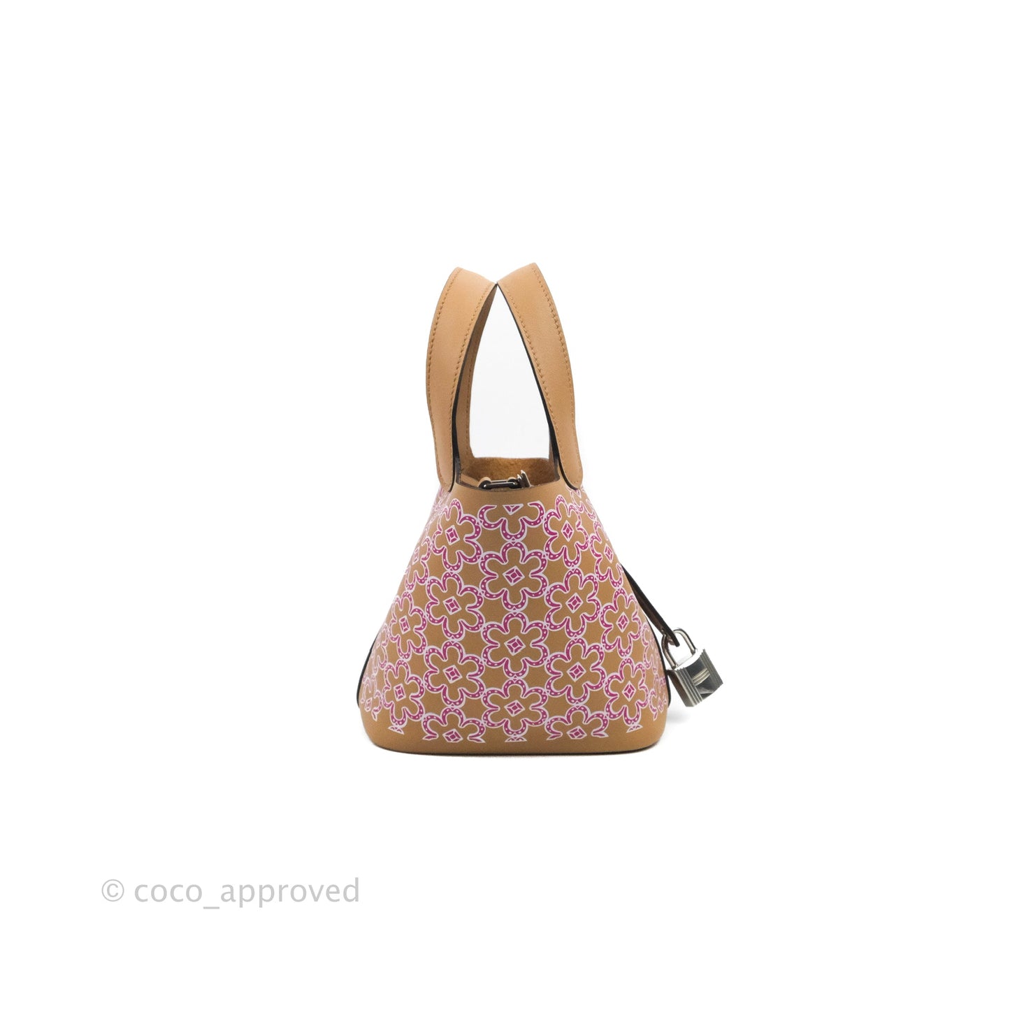 Hermes Micro Picotin 14 Lucky Daisy Chai 0M Swift Palladium Hardware