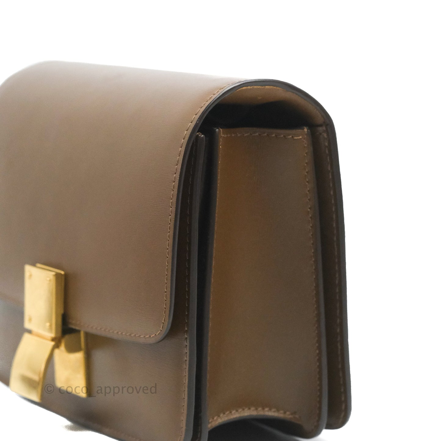 Celine Small Classic Box Flap Caramel Calfskin
