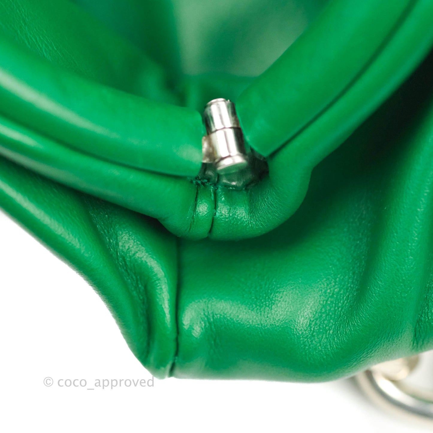 Bottega Veneta Nappa The Belt Chain Pouch Green