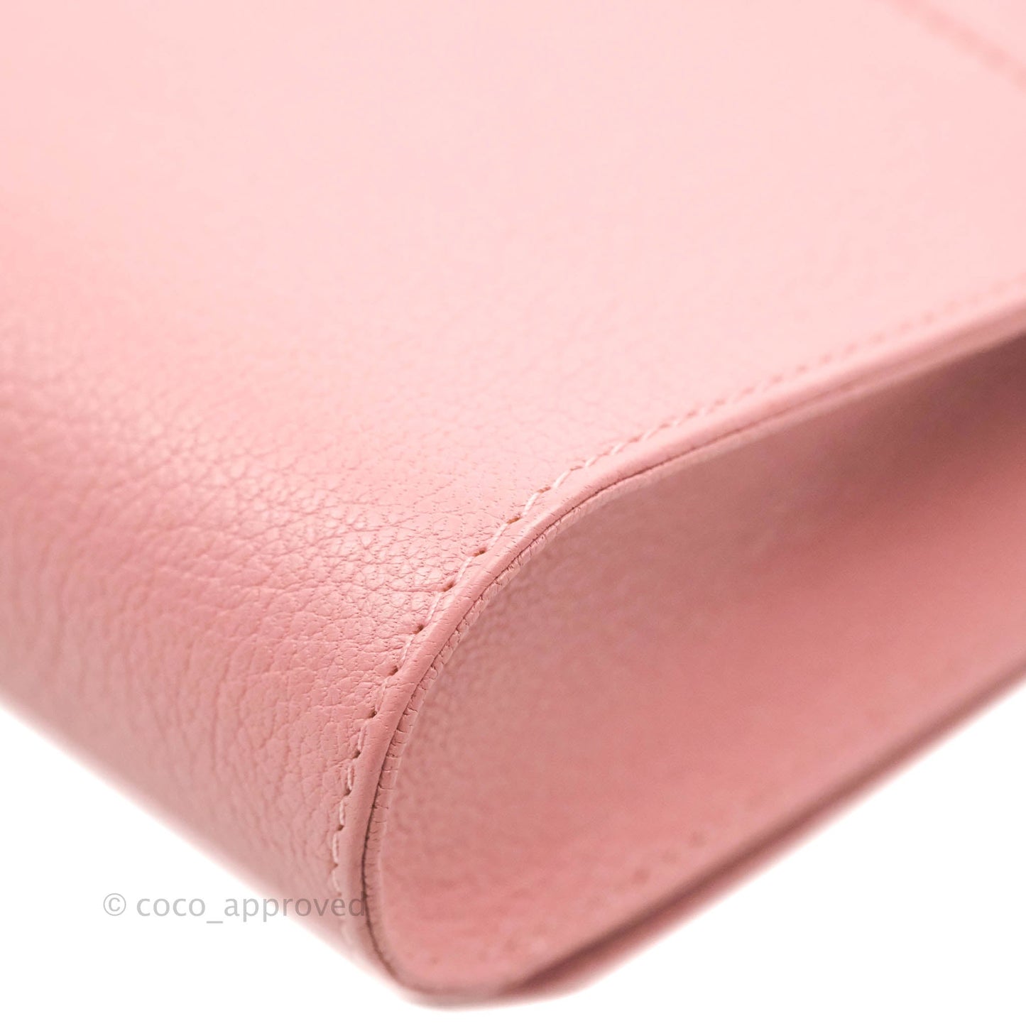 Perrin Pink Clutch Calfskin