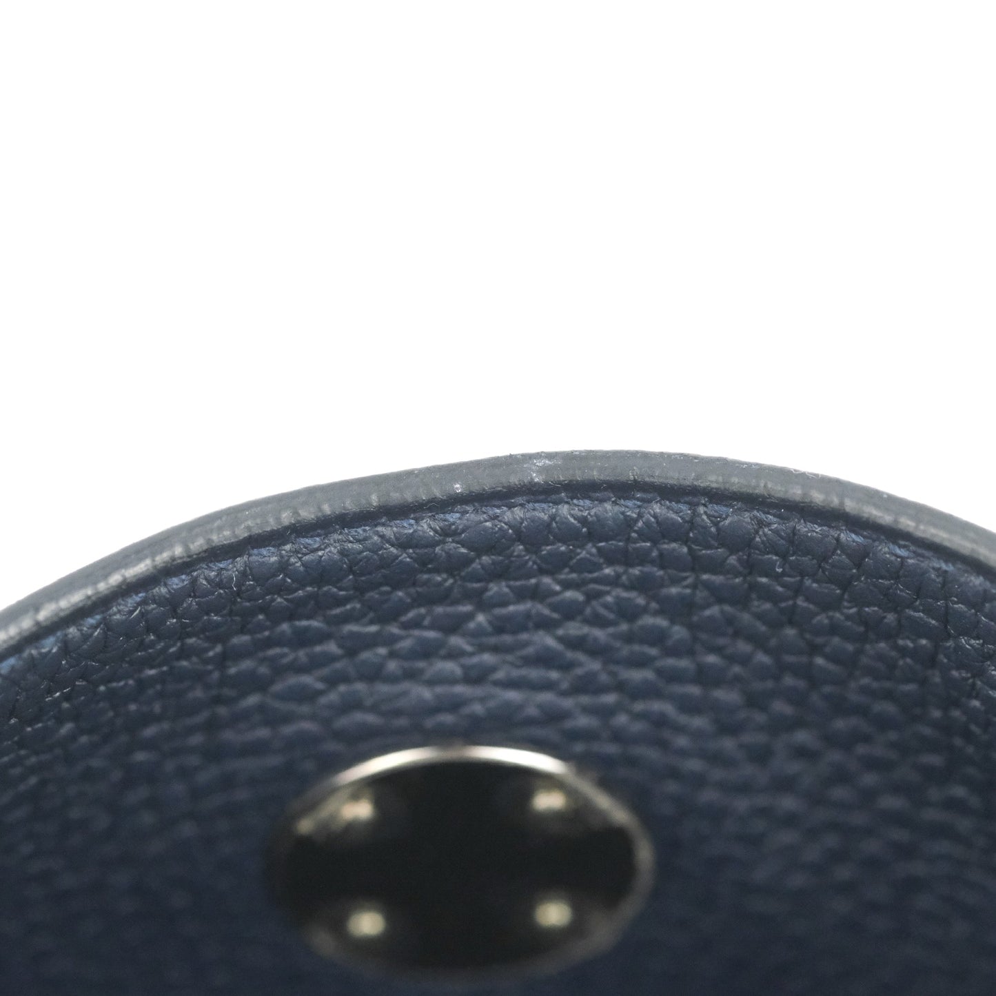 Hermès Lindy 26 Bleu Nuit Clemence Silver Hardware
