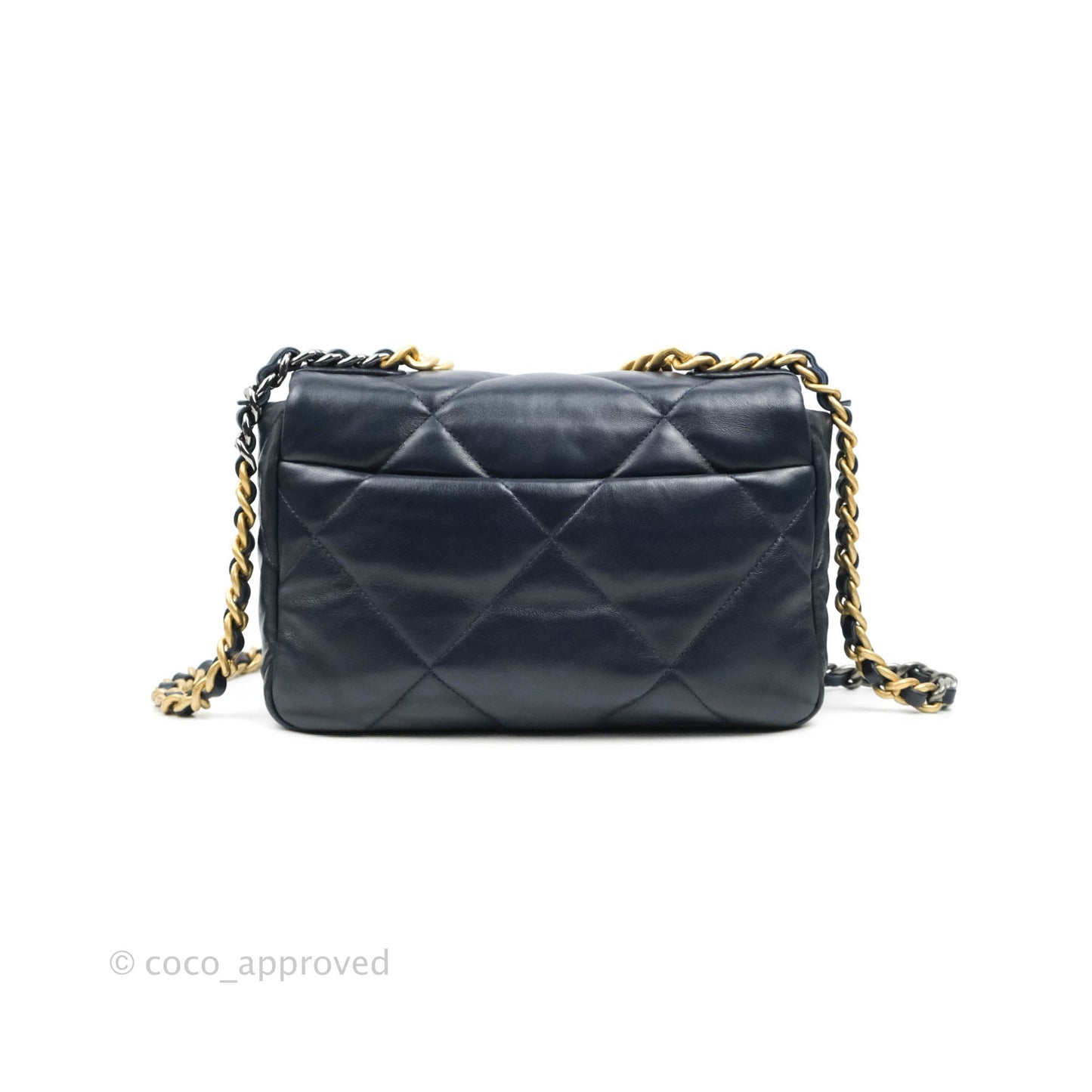 Chanel 19 Small Navy Mixed Hardware