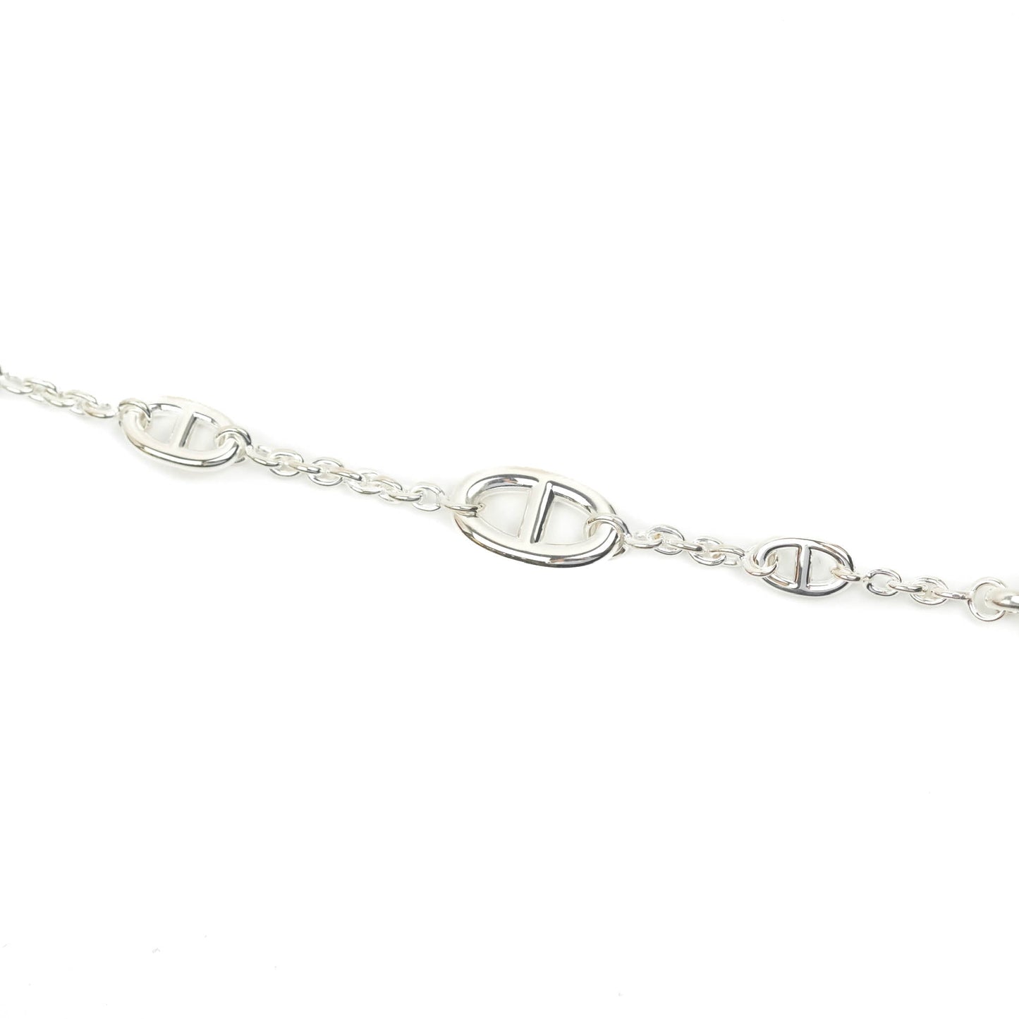 Hermes Medium Chaine d'Ancre Farandole Bracelet Palladium