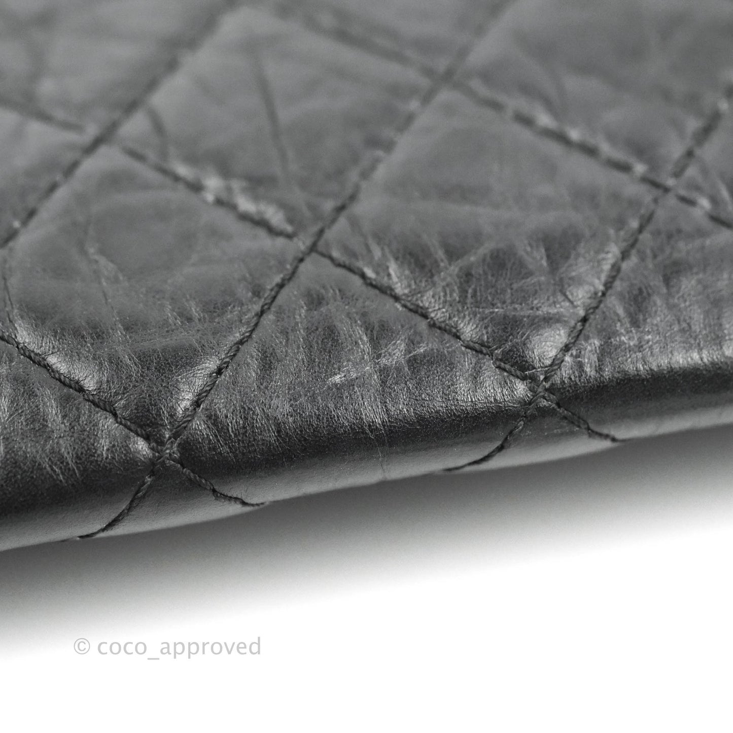 Chanel Reissue 226 Quilted Flap Black Aged Calfskin Ruthenium Hardware