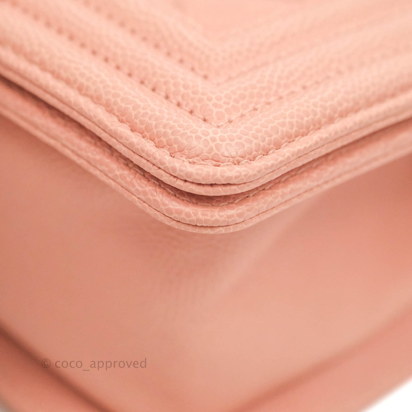 Chanel Boy Small Pink Caviar Gold Hardware