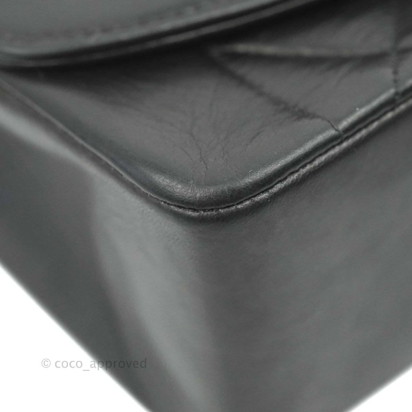 Chanel Black Quilted Lambskin Small Vintage Classic Diana Flap Bag