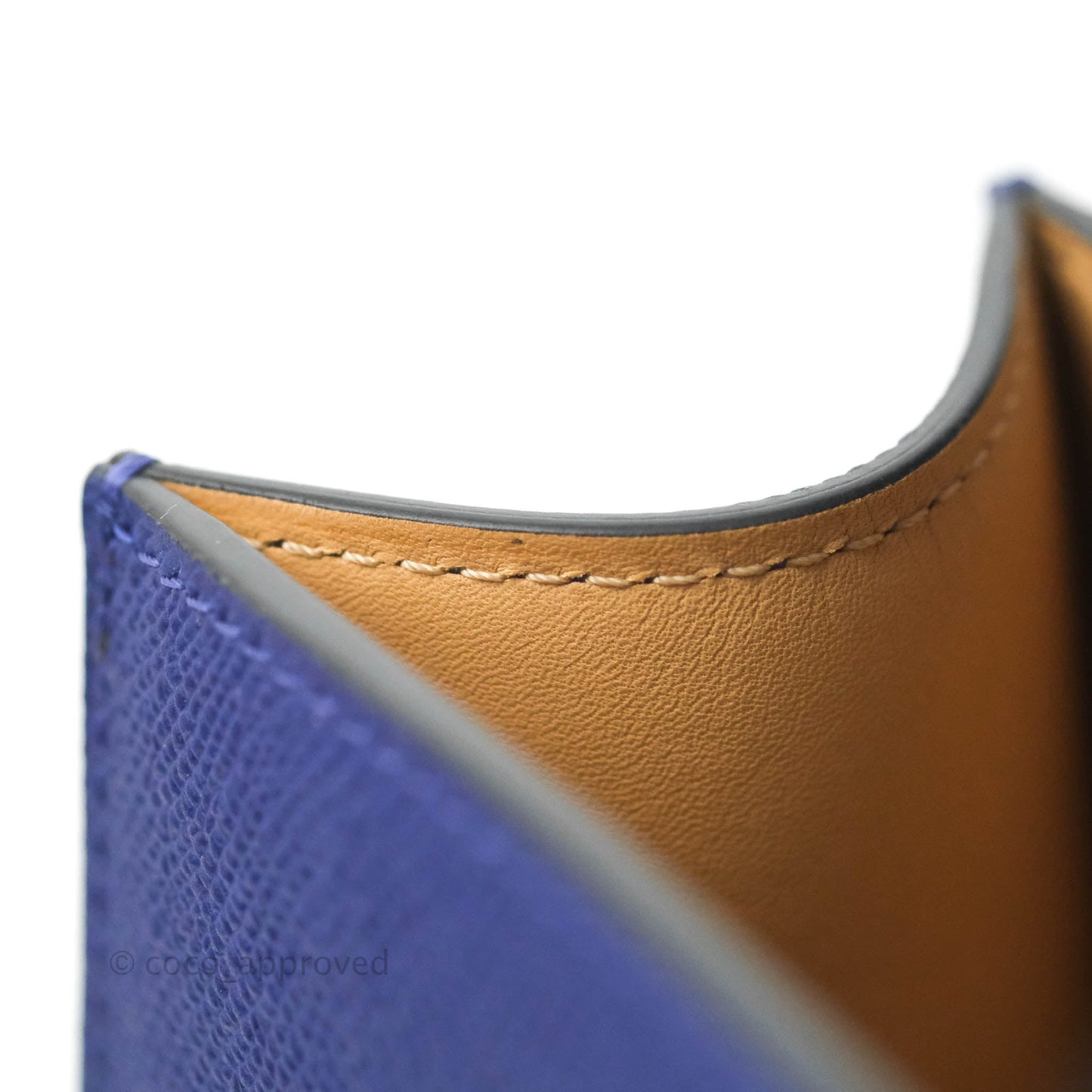 Moynat Gabrielle PM Bag Blue Calfskin Silver Hardware