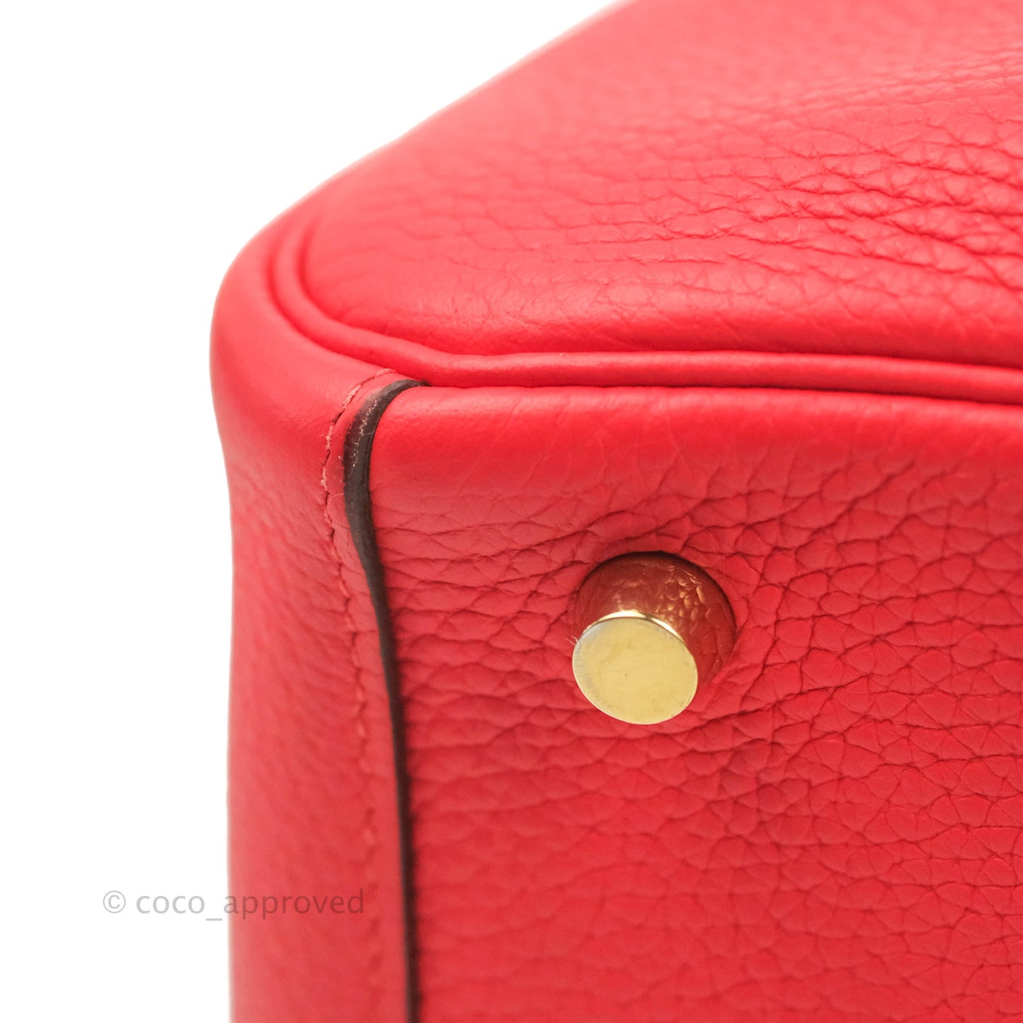 Hermès Lindy 26 Rouge de Coeur Clemence Gold Hardware