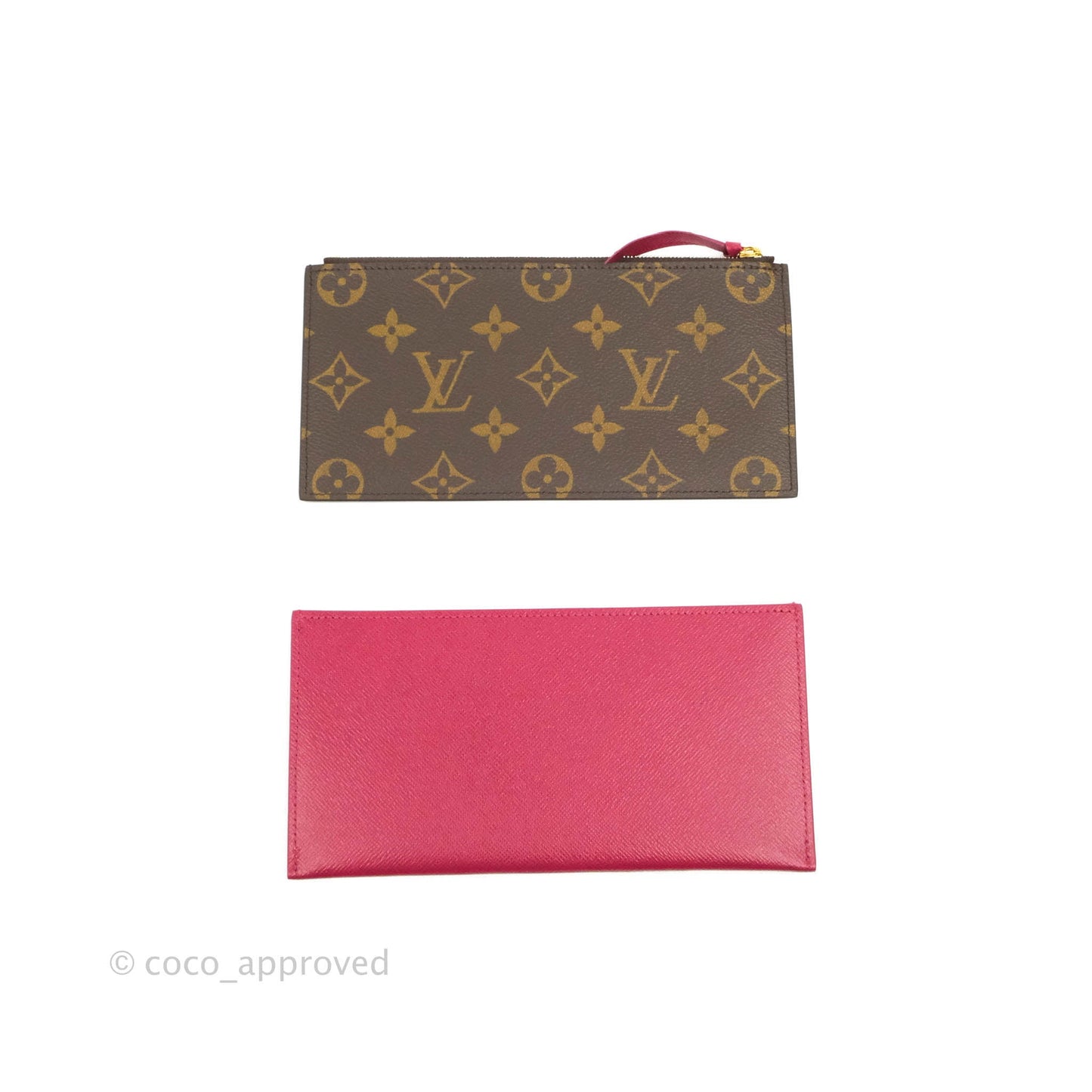 Louis Vuitton Félicie Pochette Monogram Canvas Fuchsia Pink