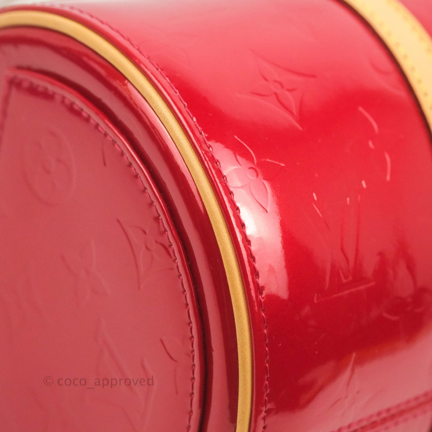 Louis Vuitton Papillon 30 Red Patent Monogram