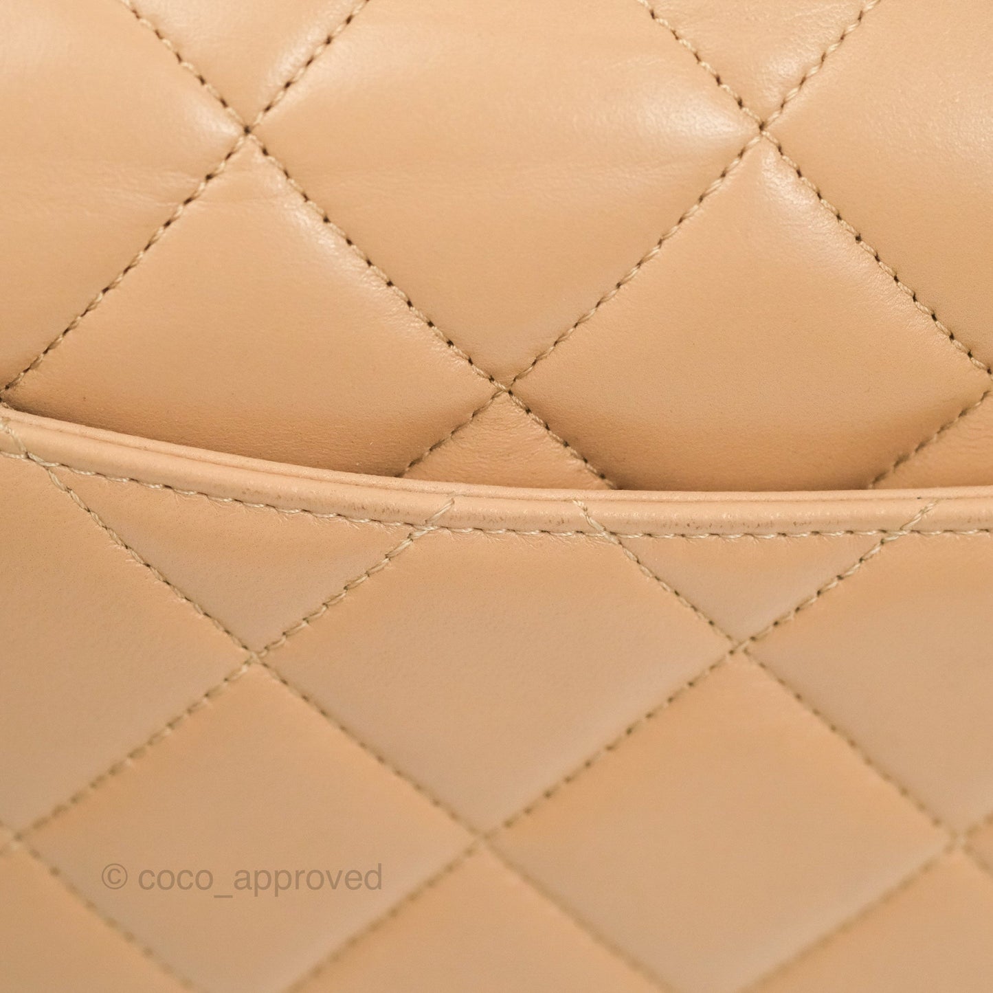 Chanel Small Trendy CC Beige Lambskin Gold Hardware