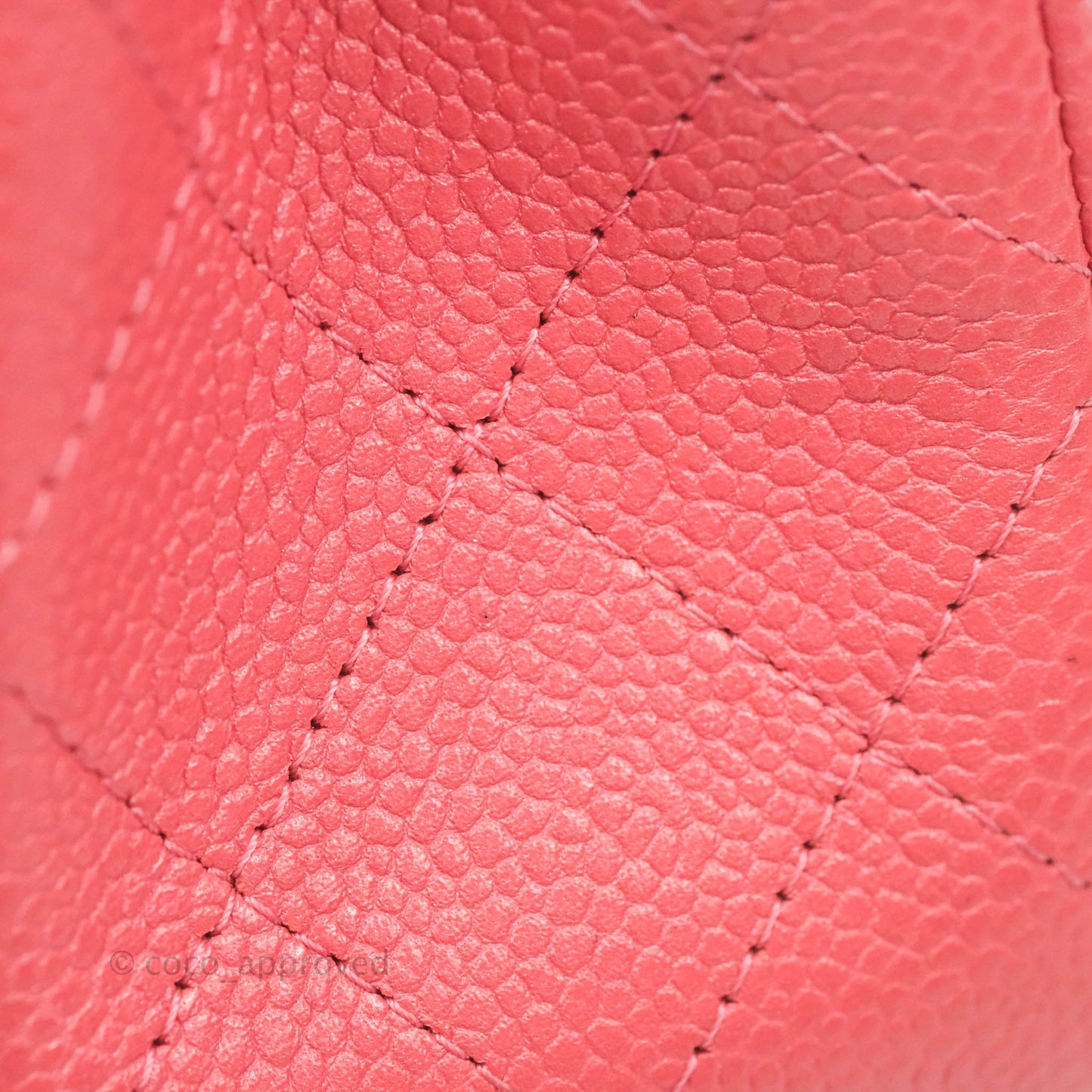 Chanel Quilted Mini Rectangular Flap Pearly Pink Caviar Gold Hardware 18S