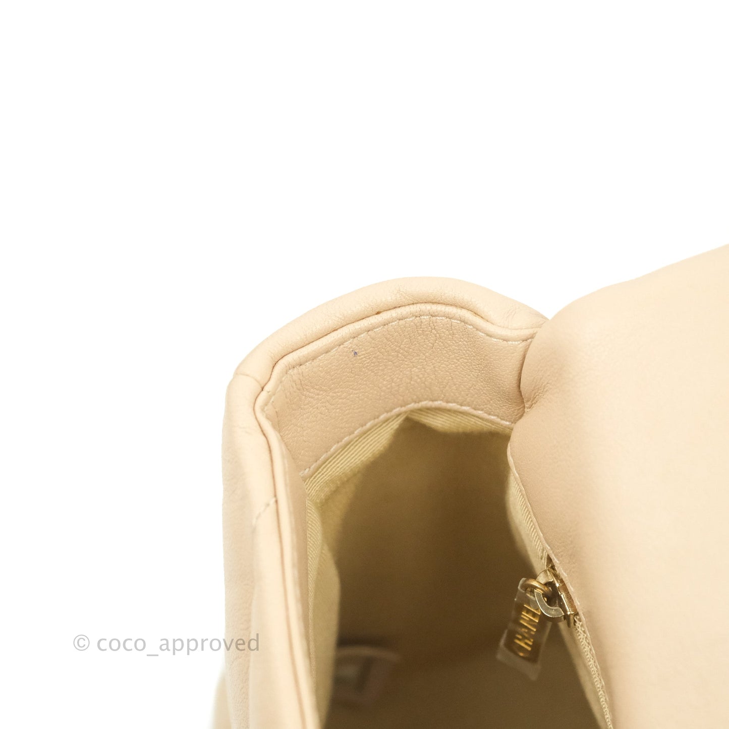 Chanel 19 Small Beige Mixed Hardware