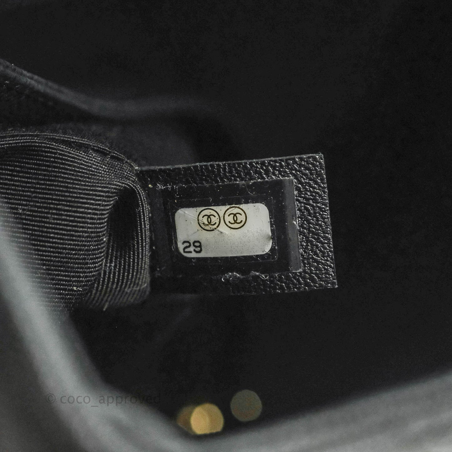 Chanel Quilted Black Caviar Duma Backpack Bag Gold Hardware