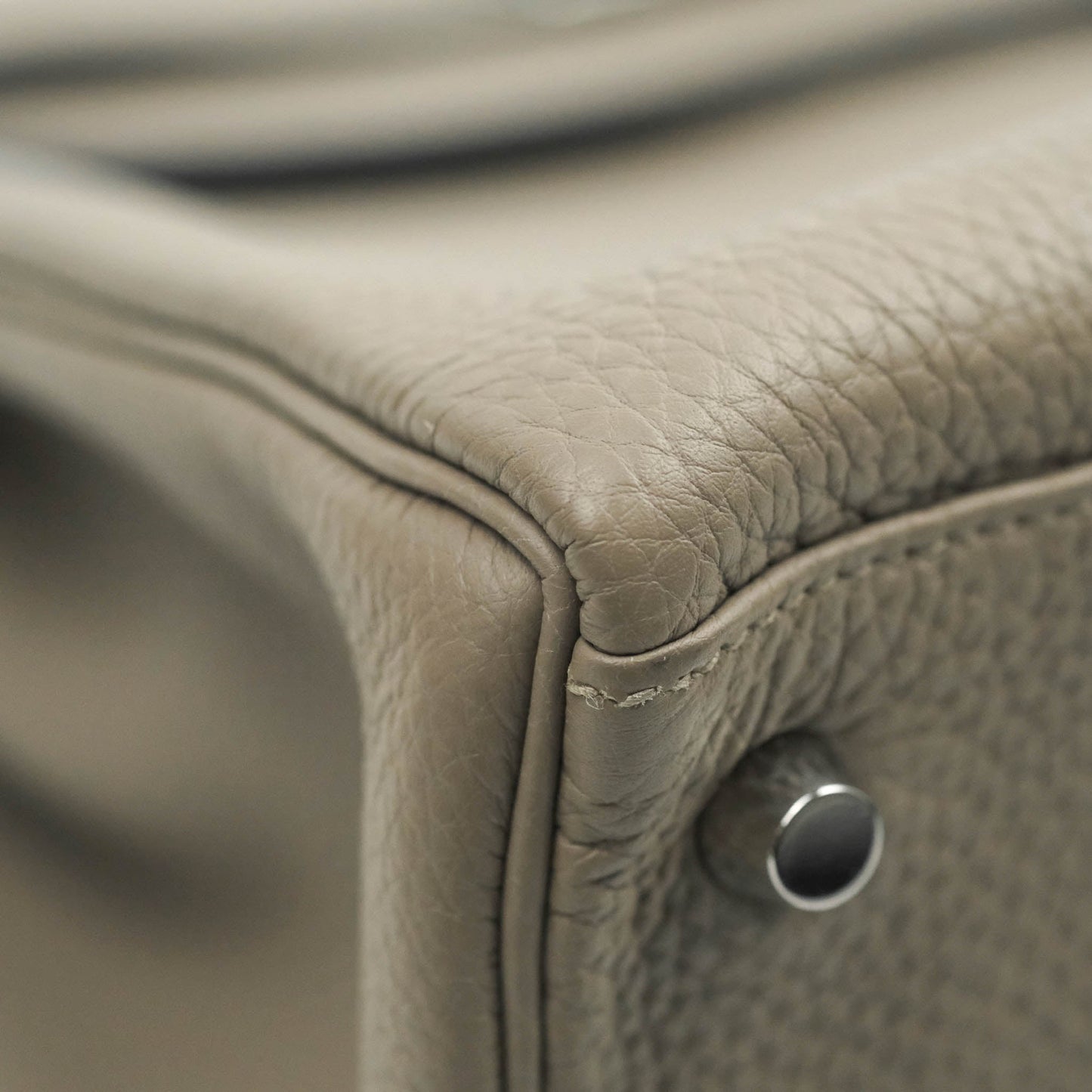Hermès Kelly 28 Retourne Taurillon Clemence Gris Asphalt M8 Palladium Hardware