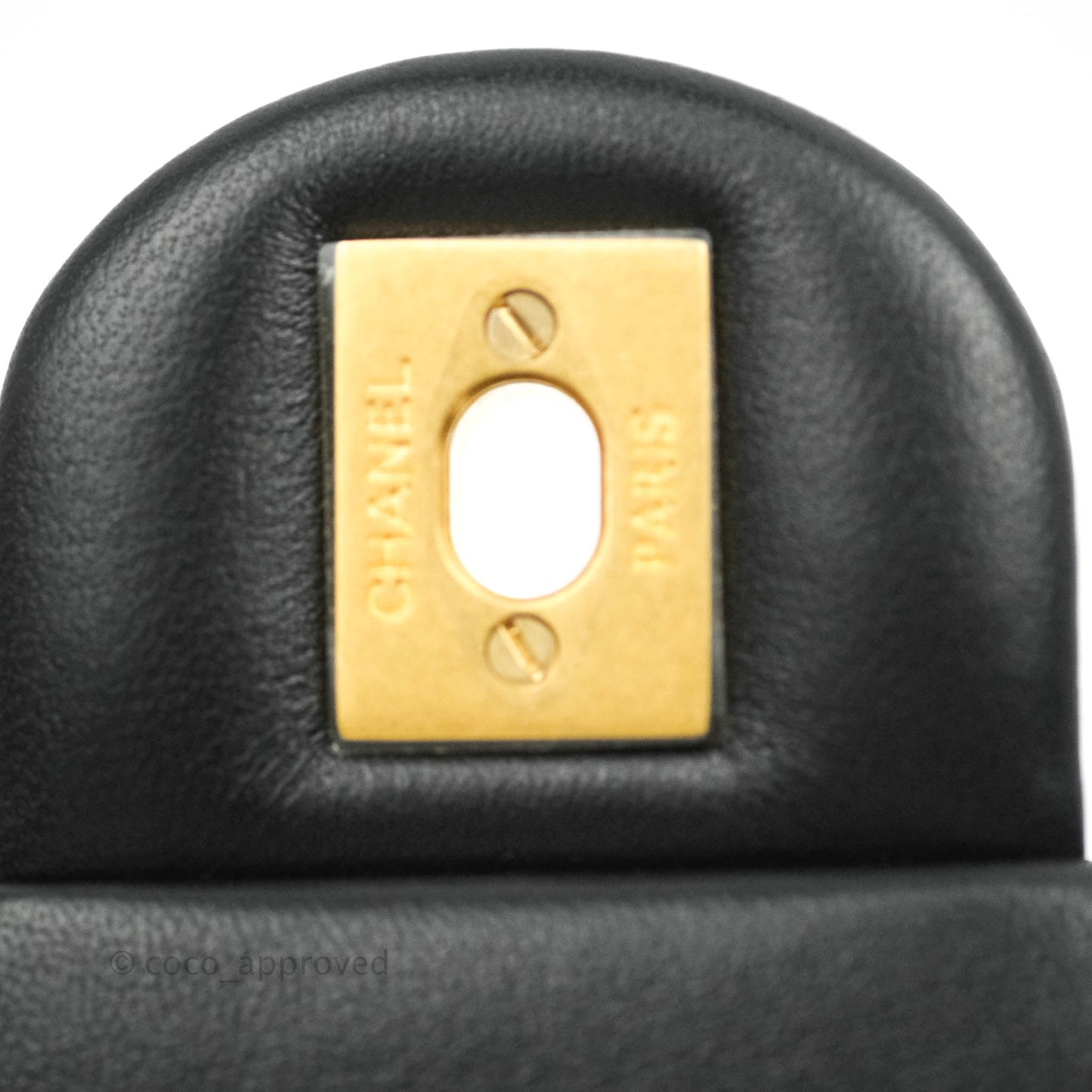Chanel Mini Rectangular Pearl Crush Quilted Black Lambskin Gold Hardware